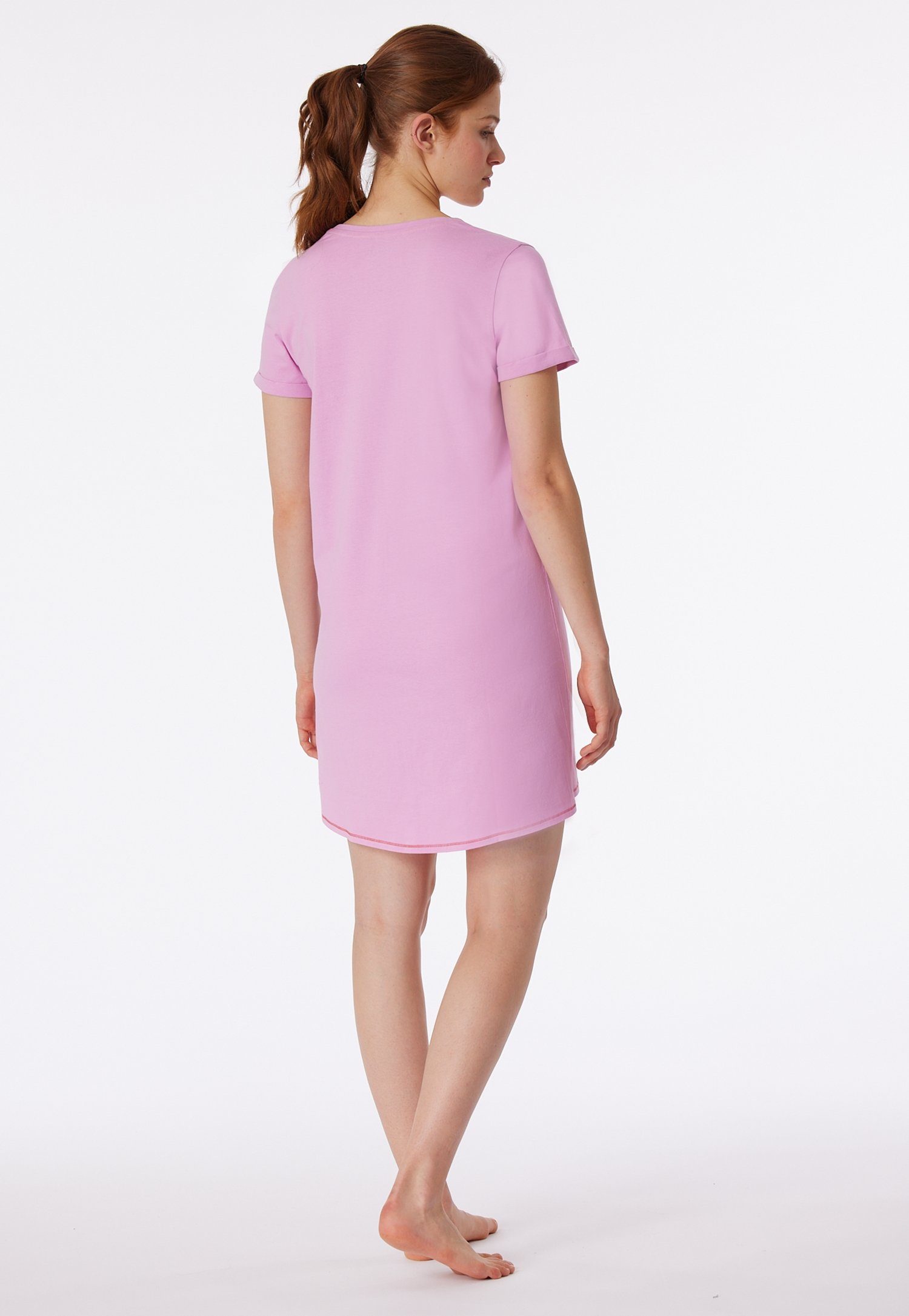 Schiesser Nachthemd Casual Essentials met statement-print