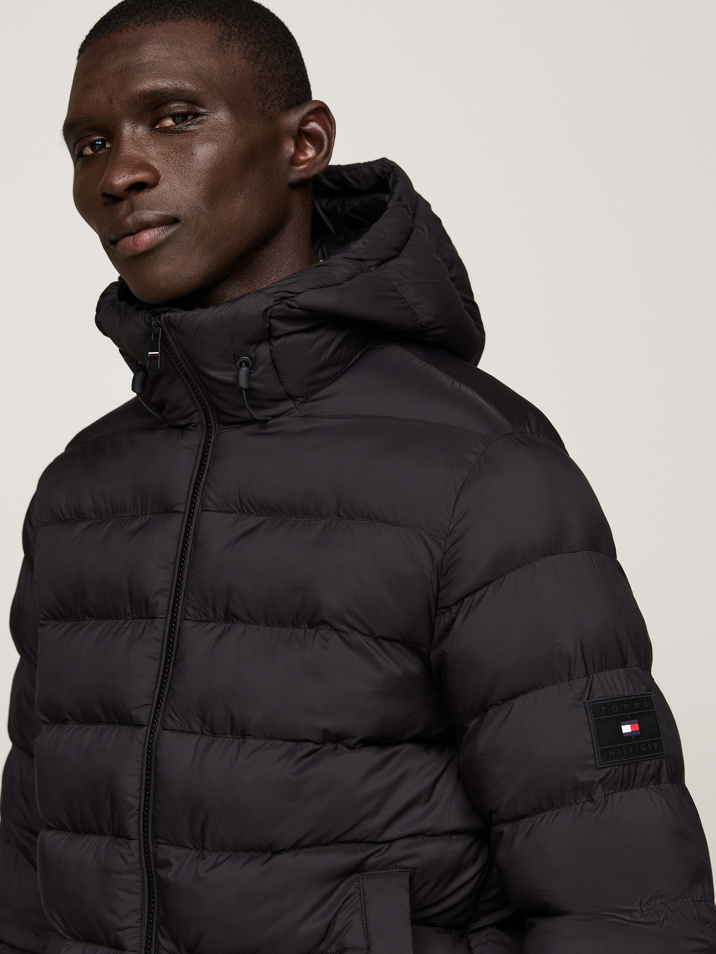 Tommy Hilfiger Gewatteerde jas MID WEIGHT HOODED JACKET