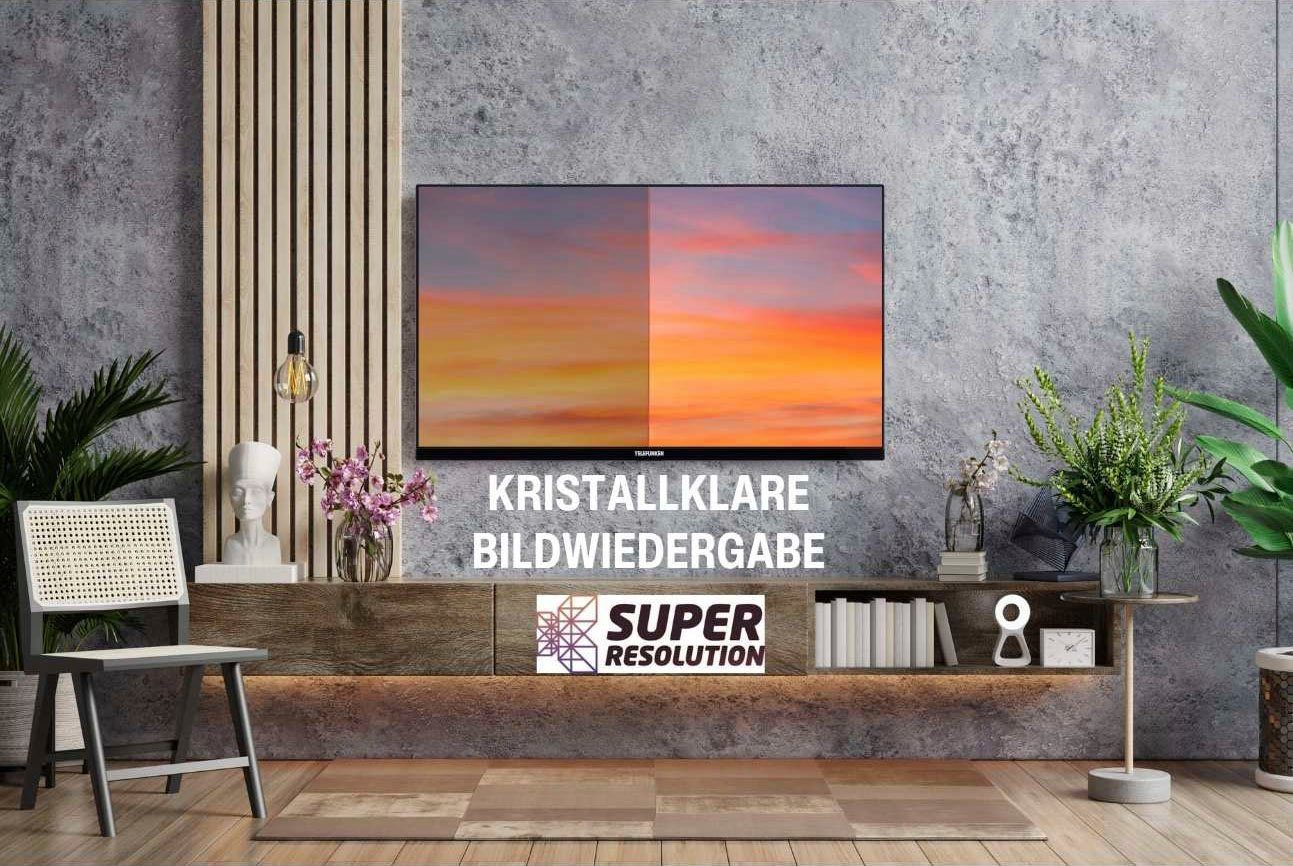 Telefunken Led-TV D70V950M2CWH, 177 cm / 70", 4K Ultra HD, Android TV - Smart TV, Dolby Atmos,USB-Recording,Google Assistent,Android-TV
