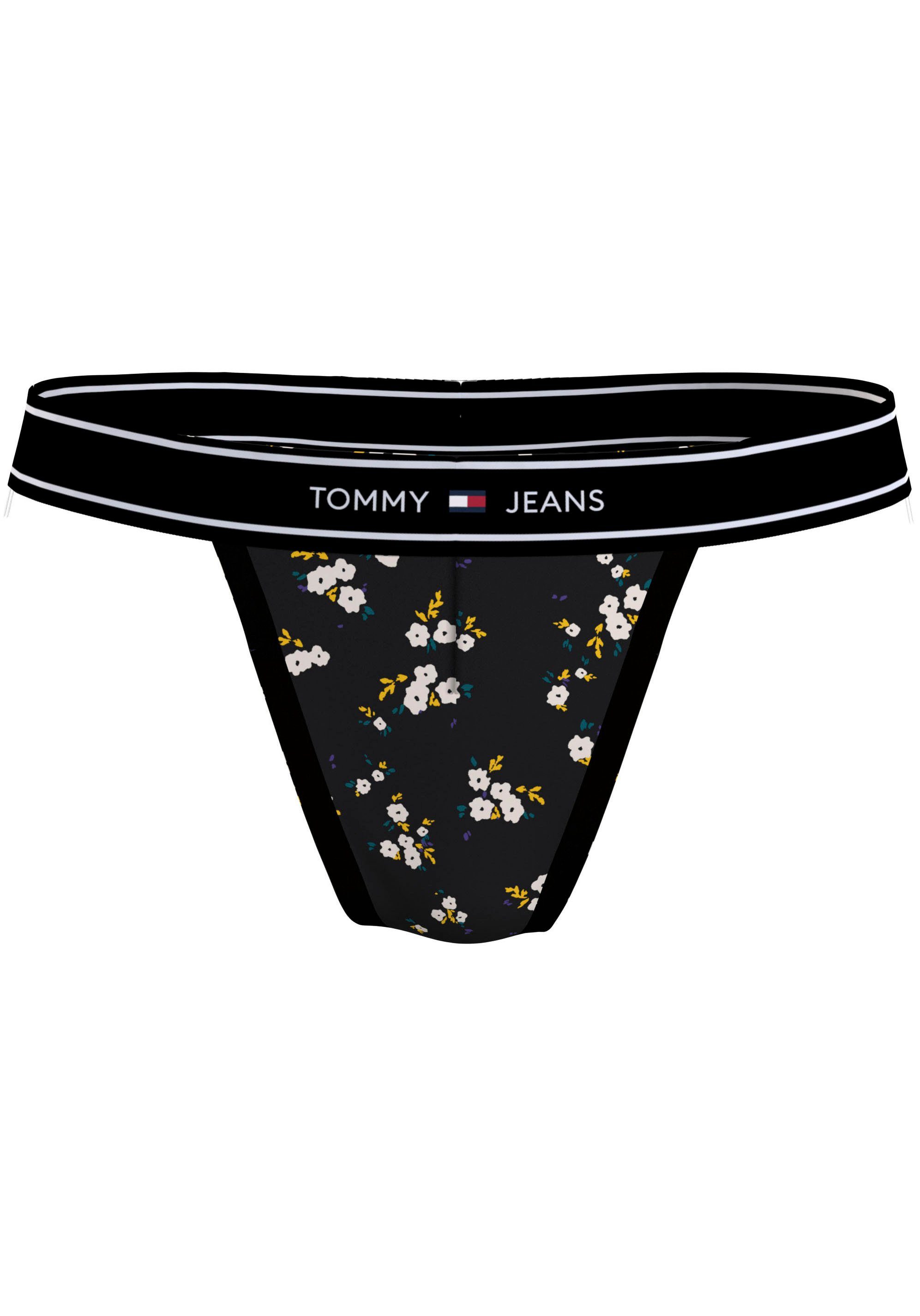Tommy Hilfiger Underwear Tanga THONG PRINT met bloemenprint, logo-inscriptie