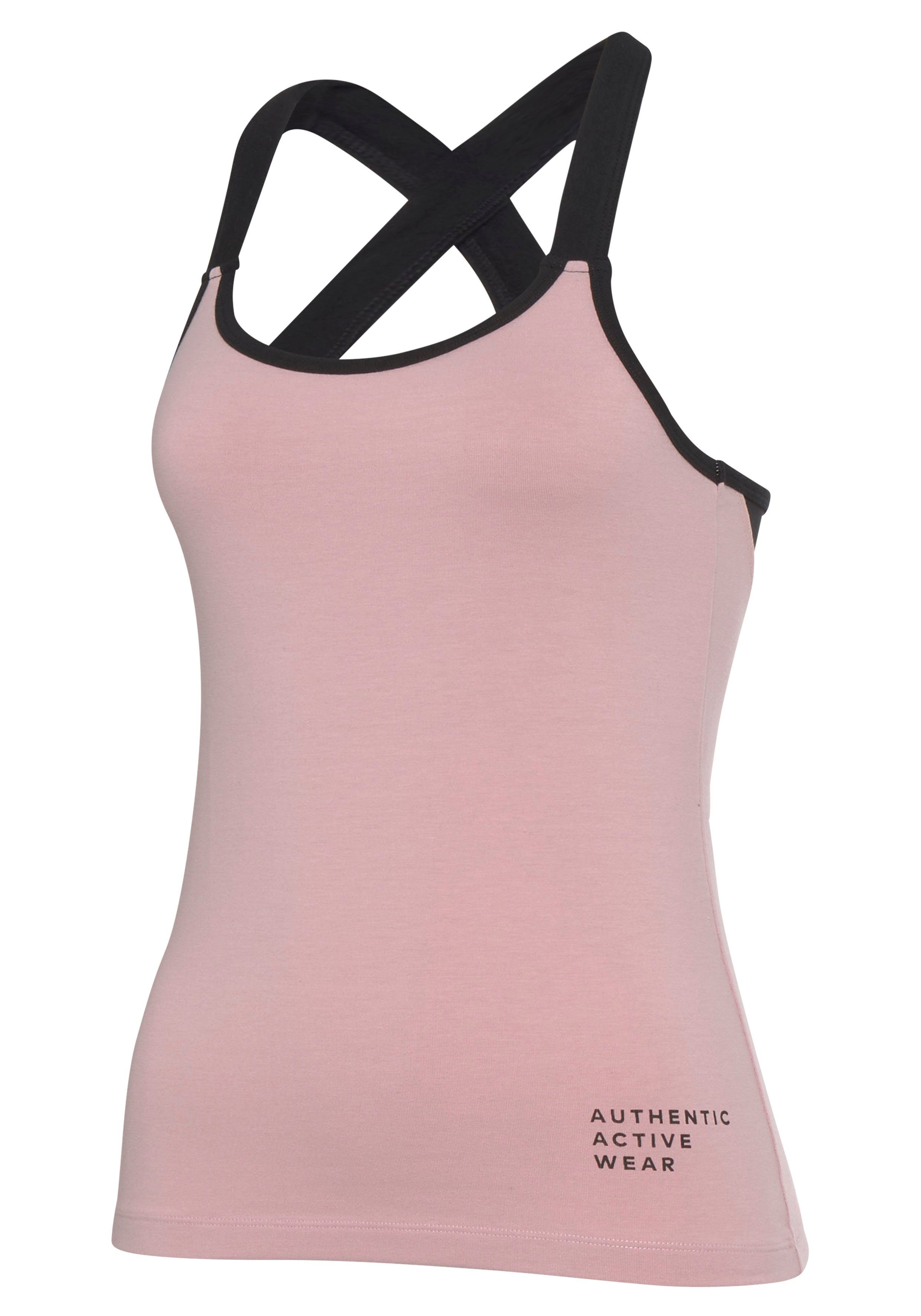 vivance active Functionele top -Sporttop met gekruiste elastische bandjes