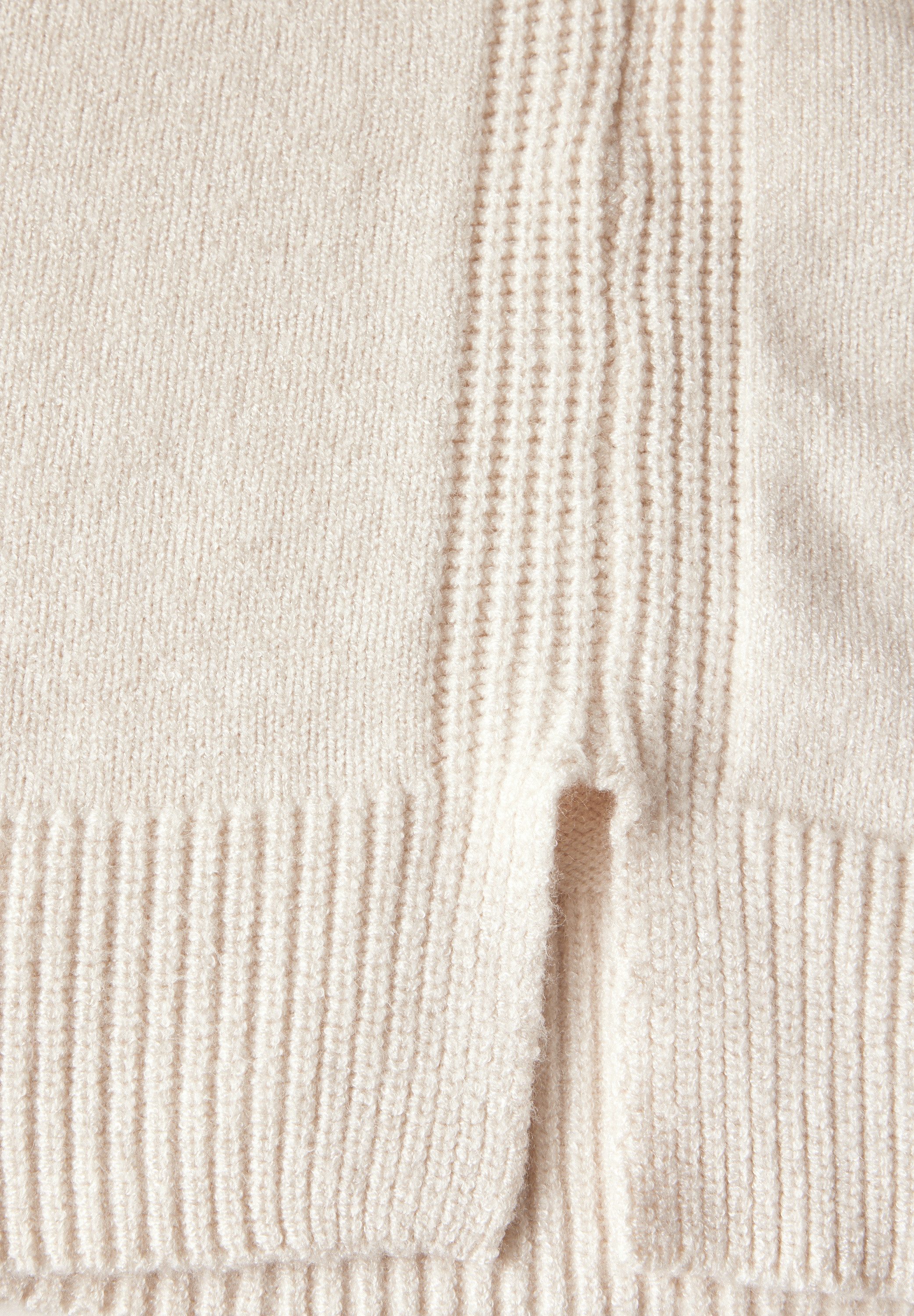 STREET ONE Gebreide trui Kraag met knoopdetail