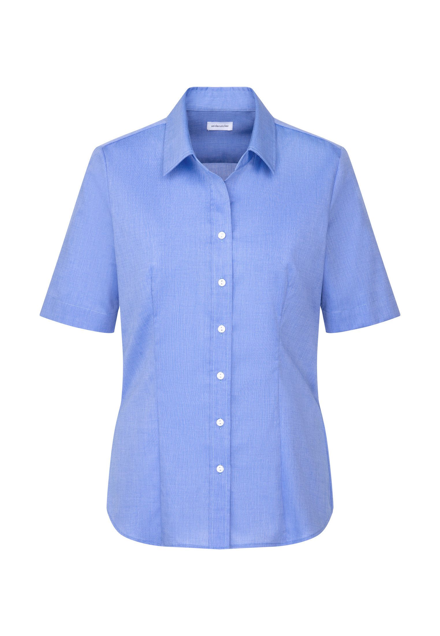 seidensticker Overhemdblouse Zwarte roos 1/2 kraag uni