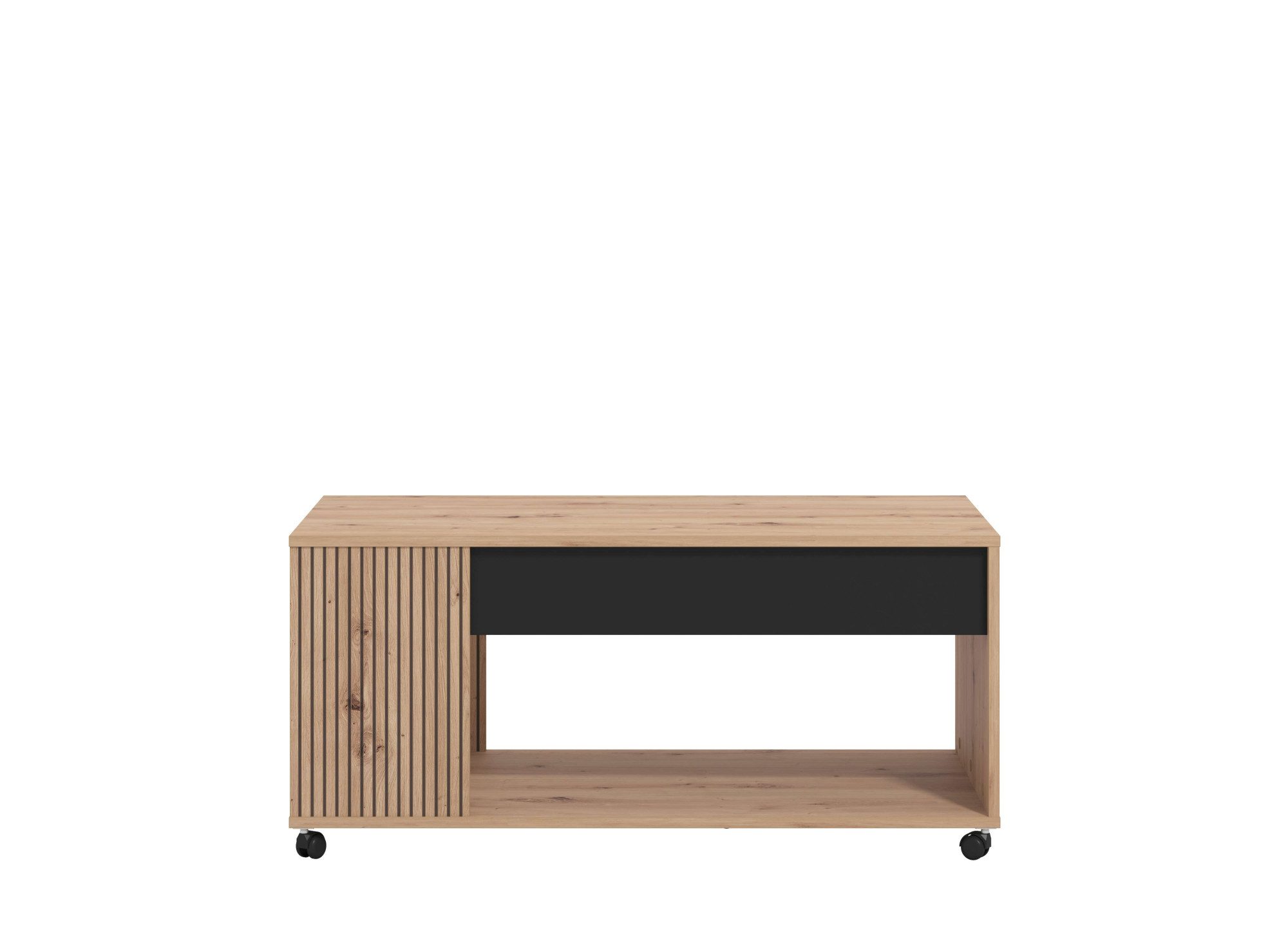 Home affaire Salontafel Mayenne salontafel, 101 cm, rechthoekig, modern design, met wielen