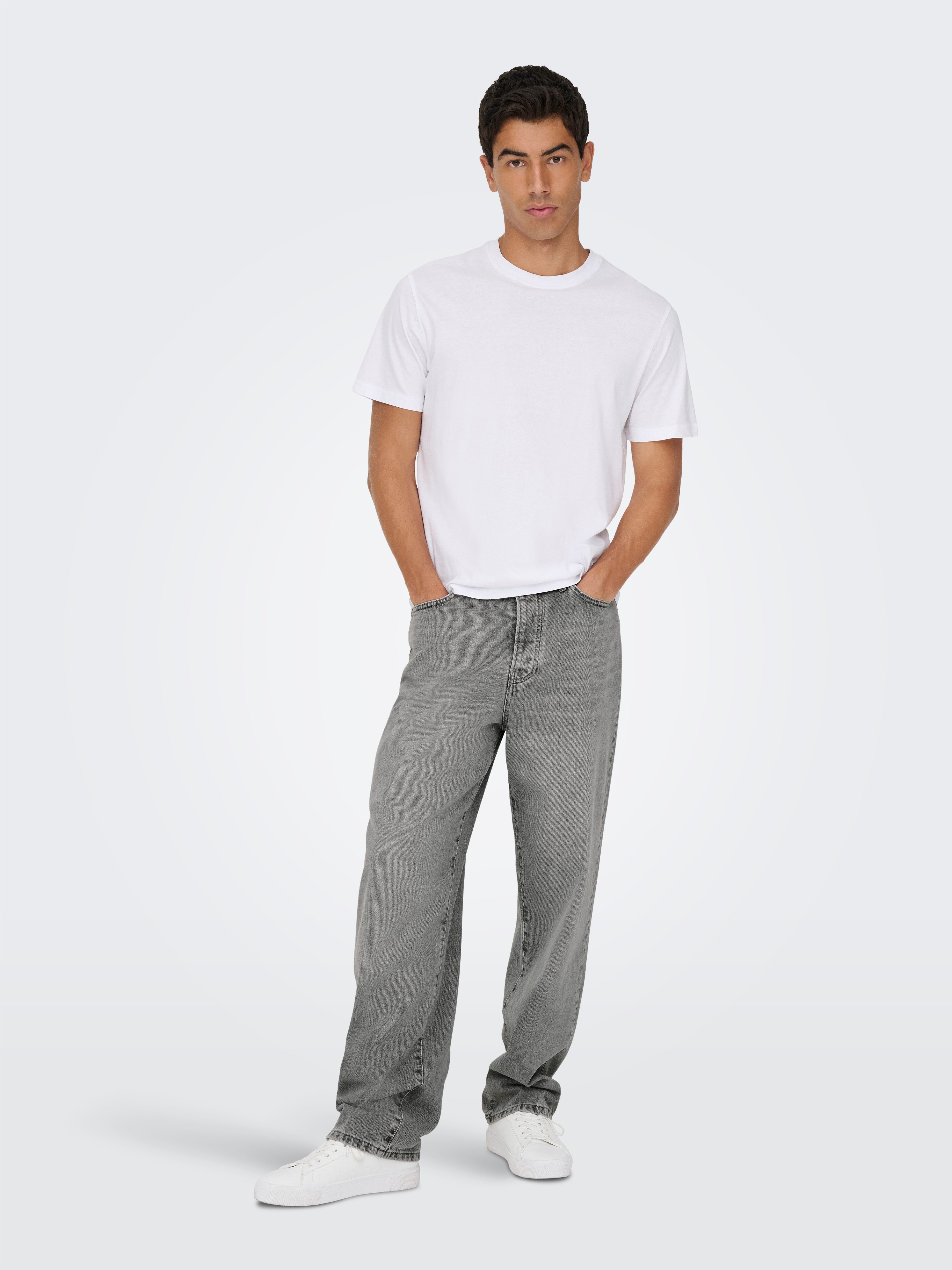 ONLY & SONS Loose fit jeans ONSFADE LOOSE WB 6778 A14 DNM NOOS