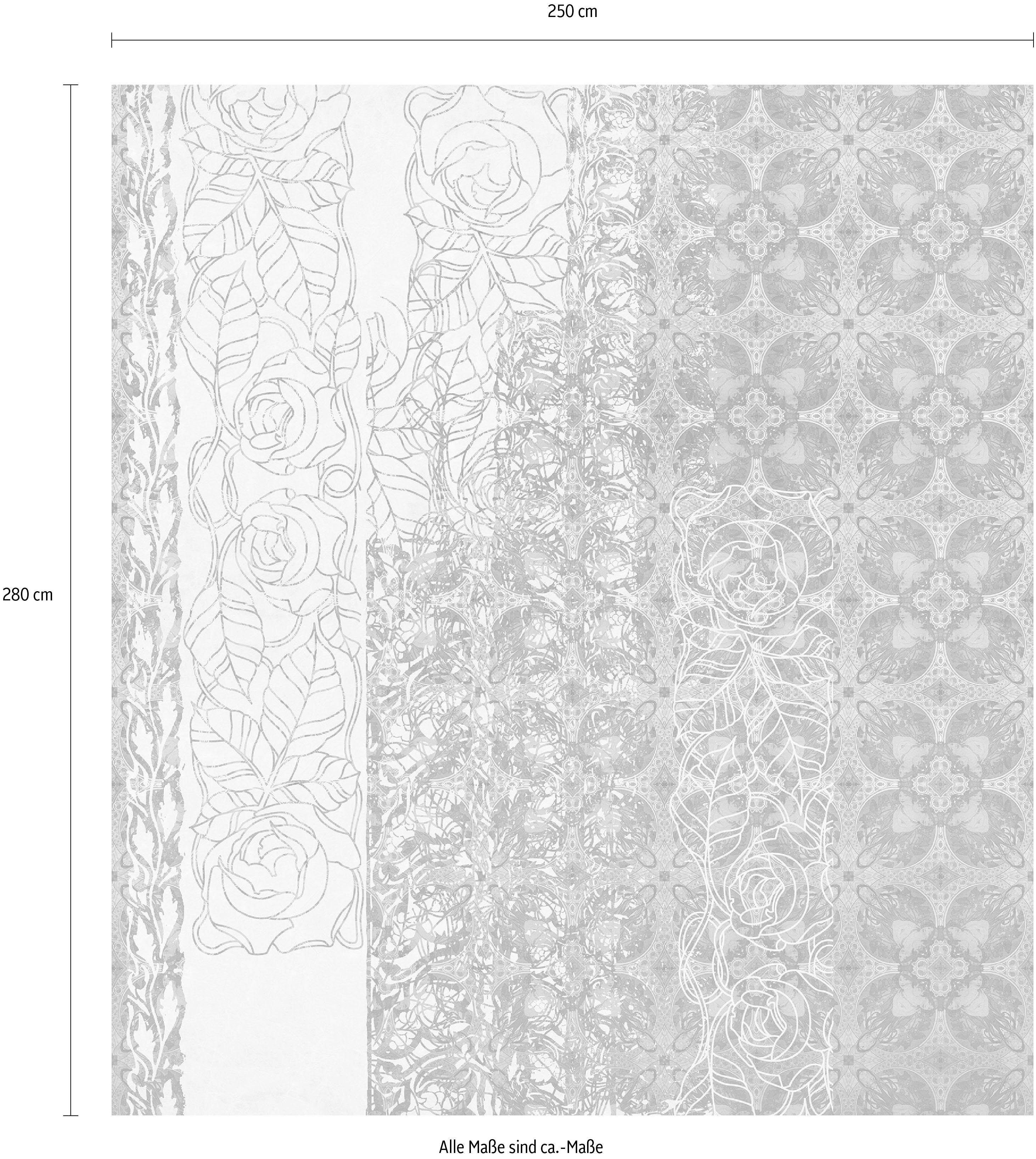 Komar Vliesbehang Art Nouveau 250x280 cm (breedte x hoogte)