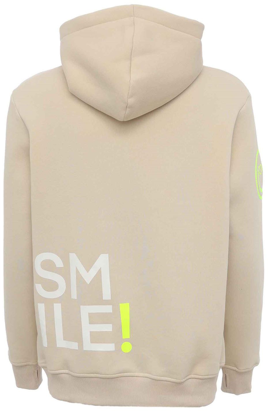 Zwillingsherz Hoodie Alissa met smile-print