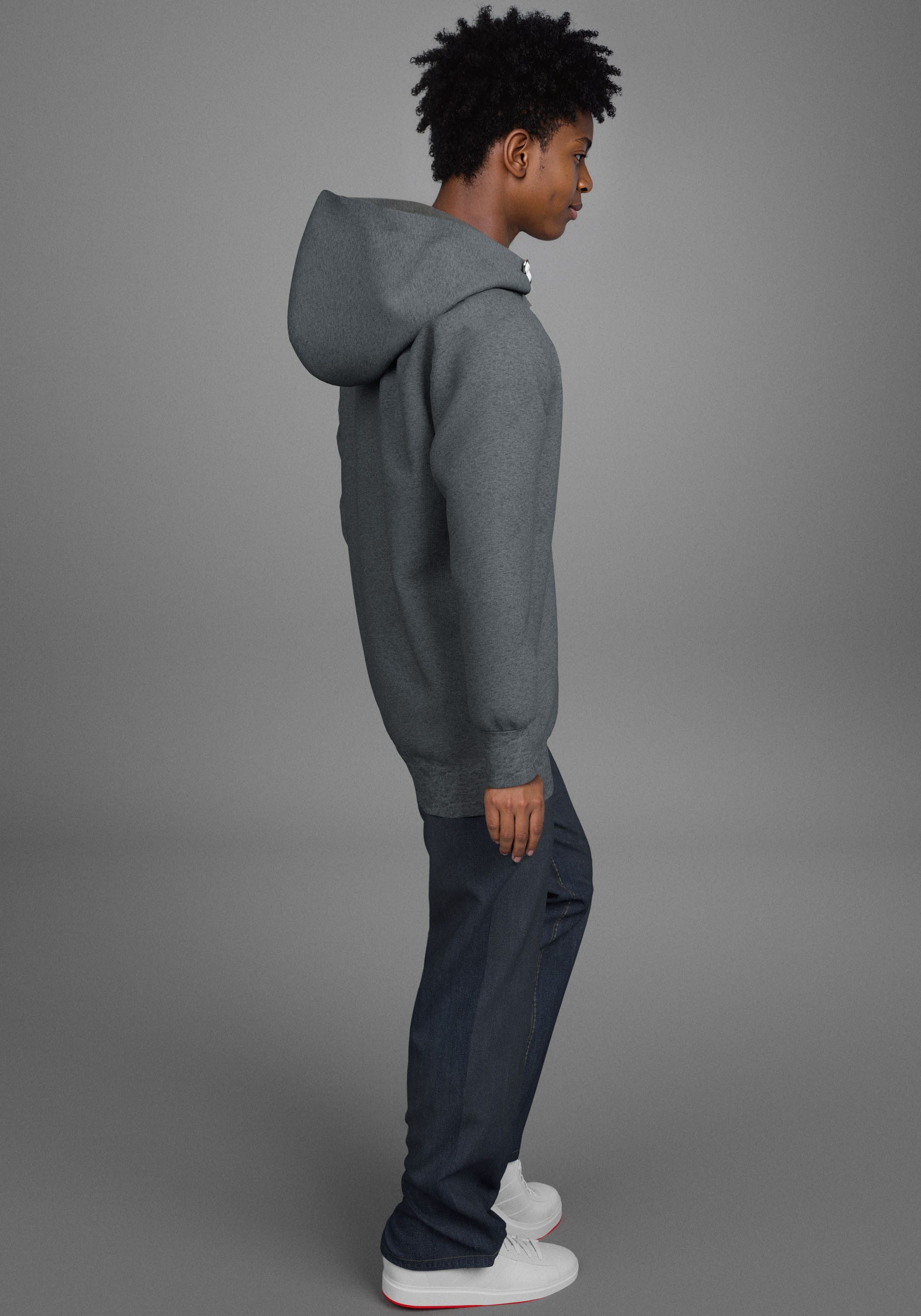 H.I.S Hoodie met badge