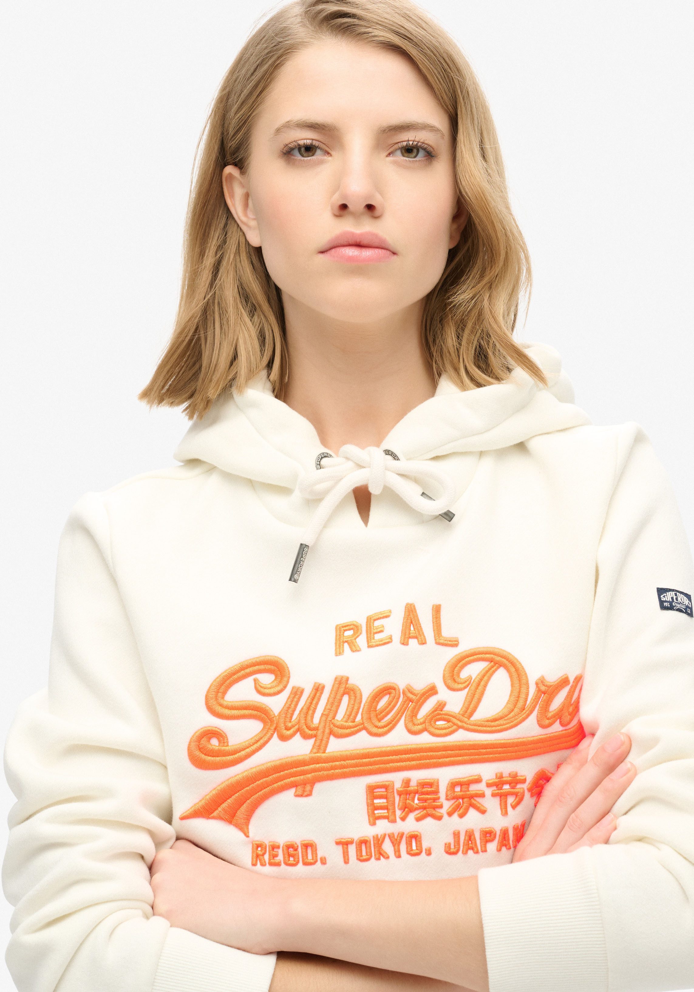 Superdry Hoodie NEON VL EMB GRAPHIC HOODIE