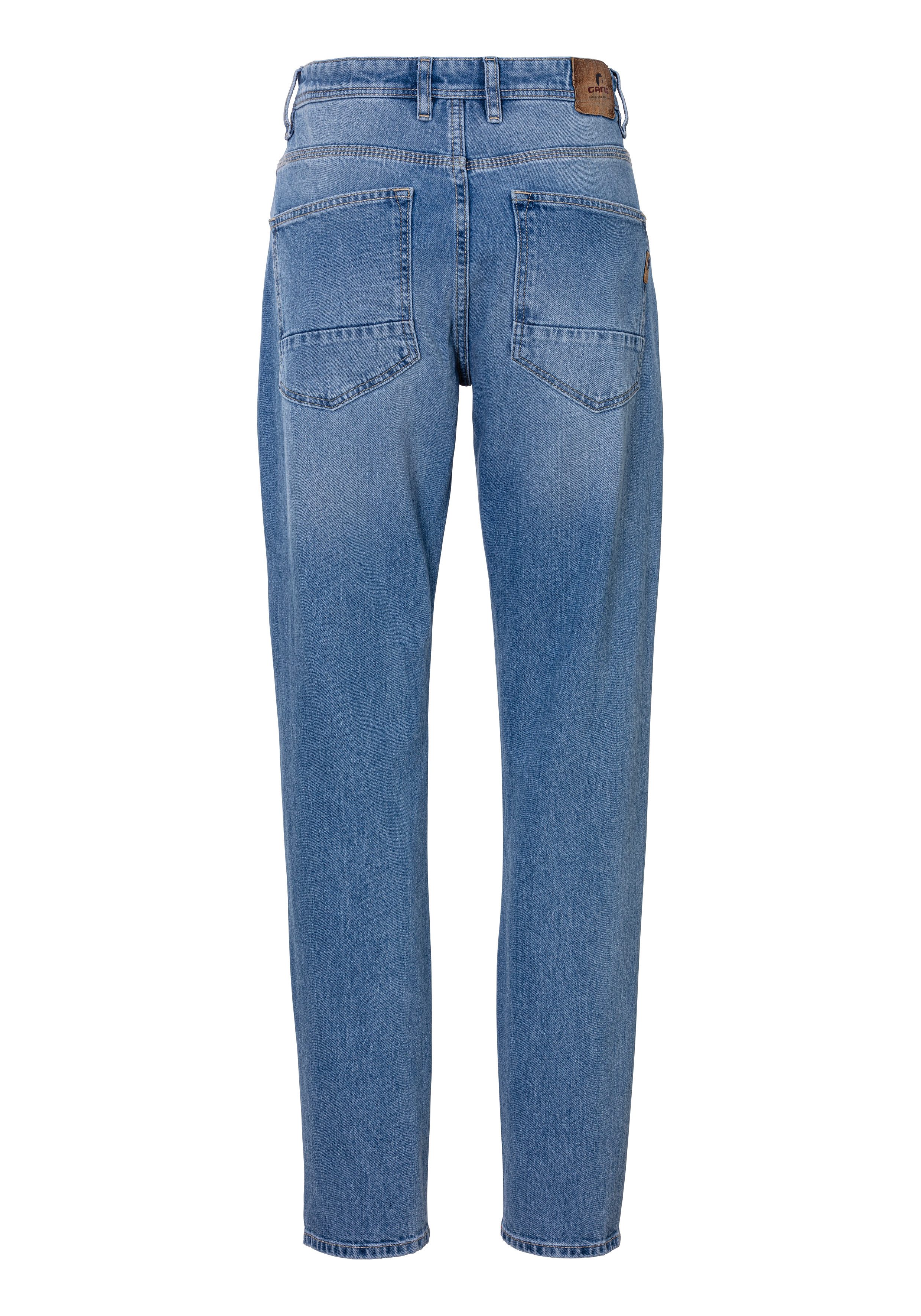 GANG 5-pocket jeans 94SESTO Straight fit in 5-pocket-stijl met siernaad op coin pocket