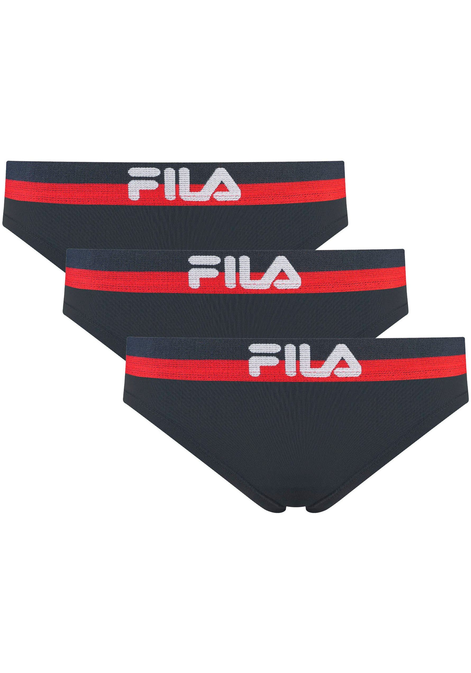 Fila String (3 stuks) dames strings maat S blauw