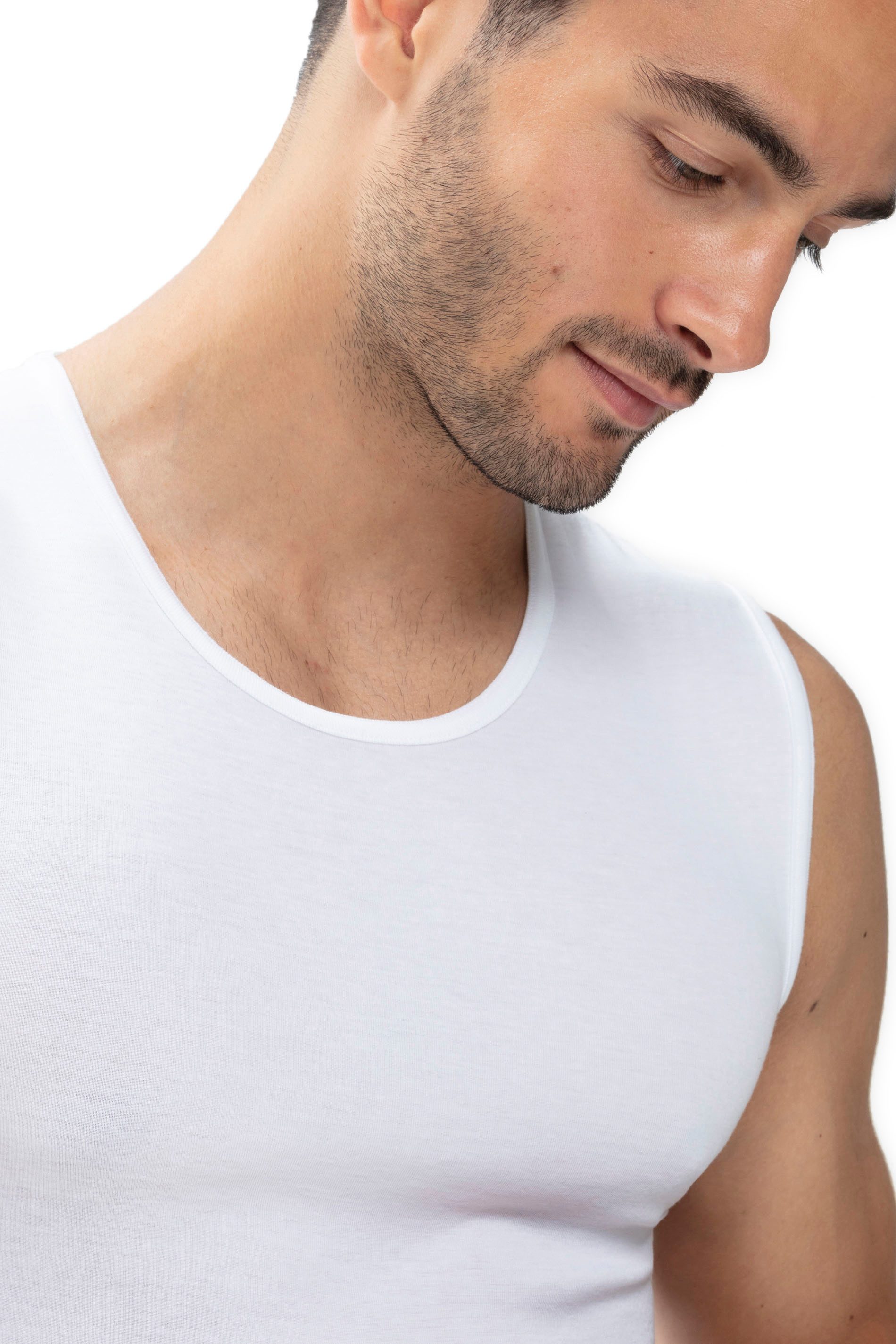 Mey Muscle-shirt Casual katoen (K) Elastische hals- en mouwafsluitingen