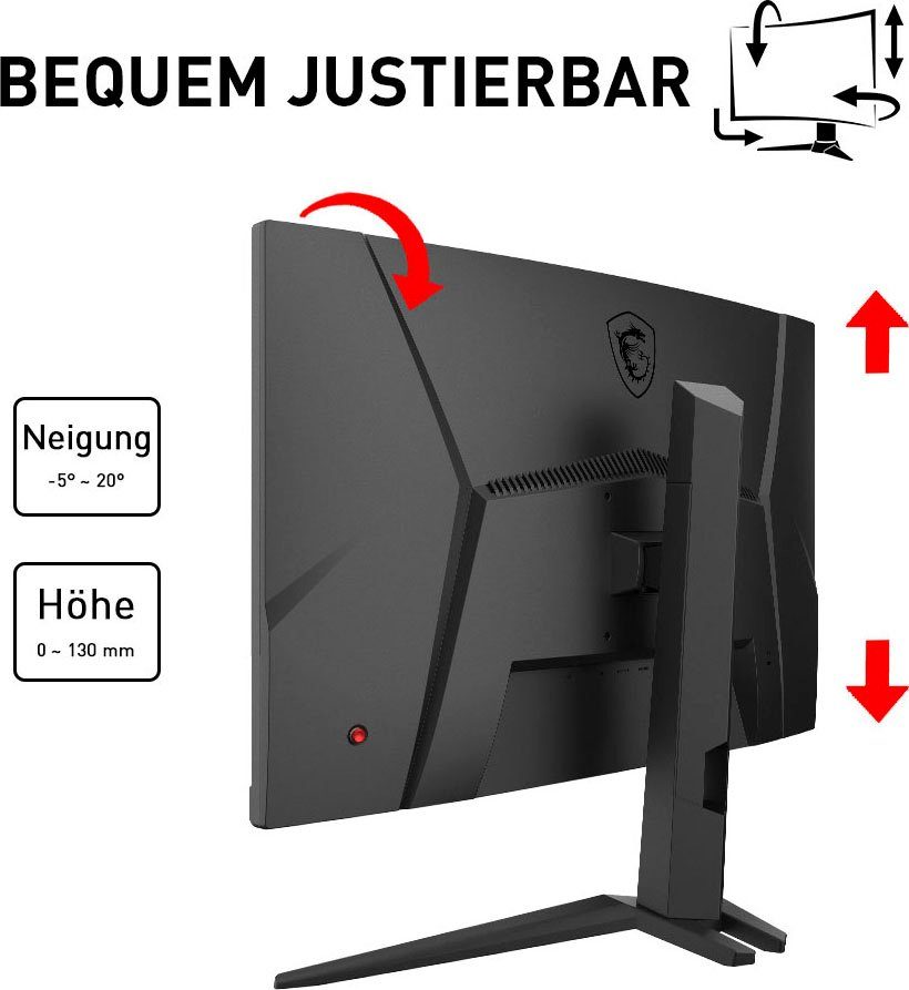 MSI Curved-gaming-ledscherm Optix G27CQ4P, 69 cm / 27", WQHD