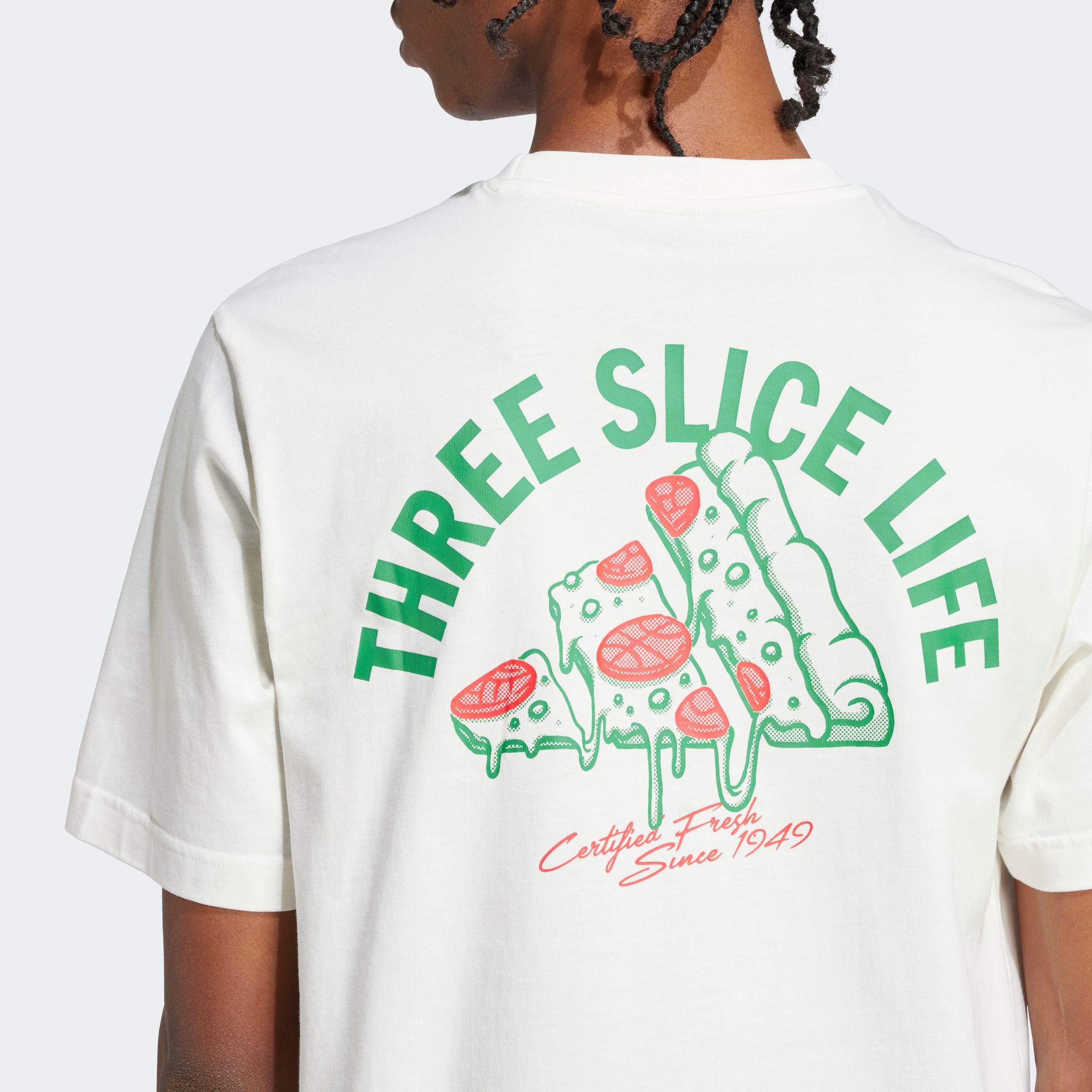 adidas Sportswear T-shirt M L PIZZA TEE