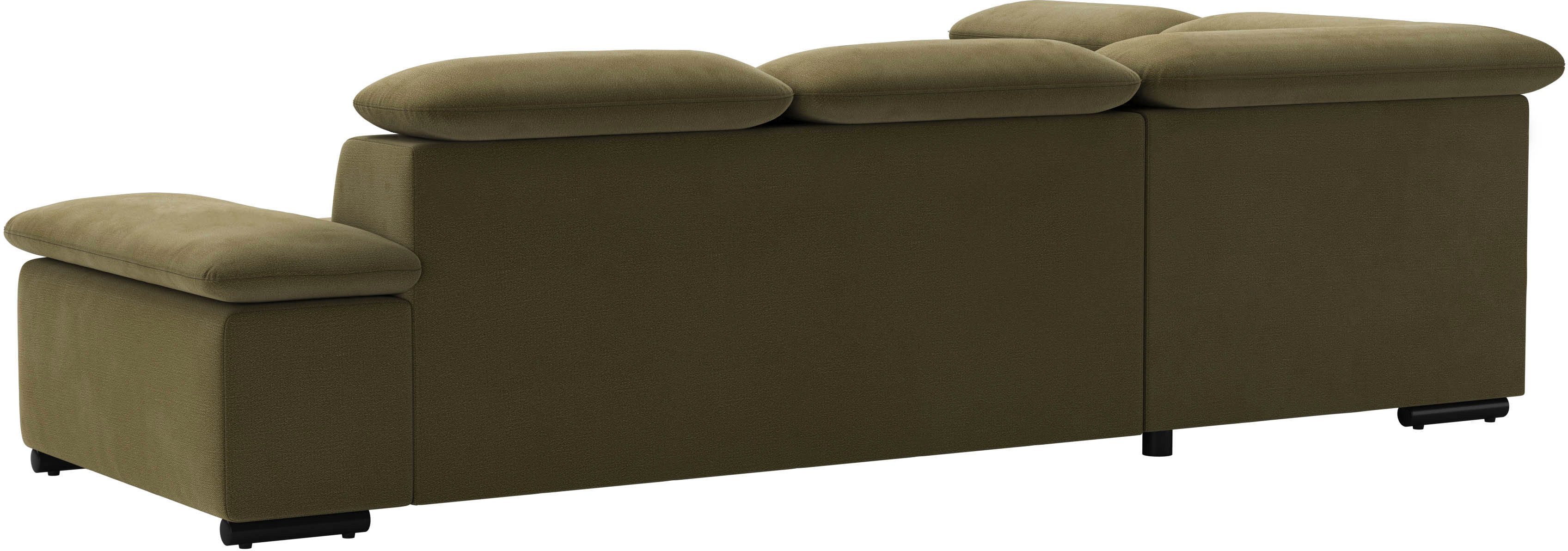 sit&more Hoekbank Alcudia L-vorm met armverstelling, optionele hoofdeindverstelling en bedfunctie
