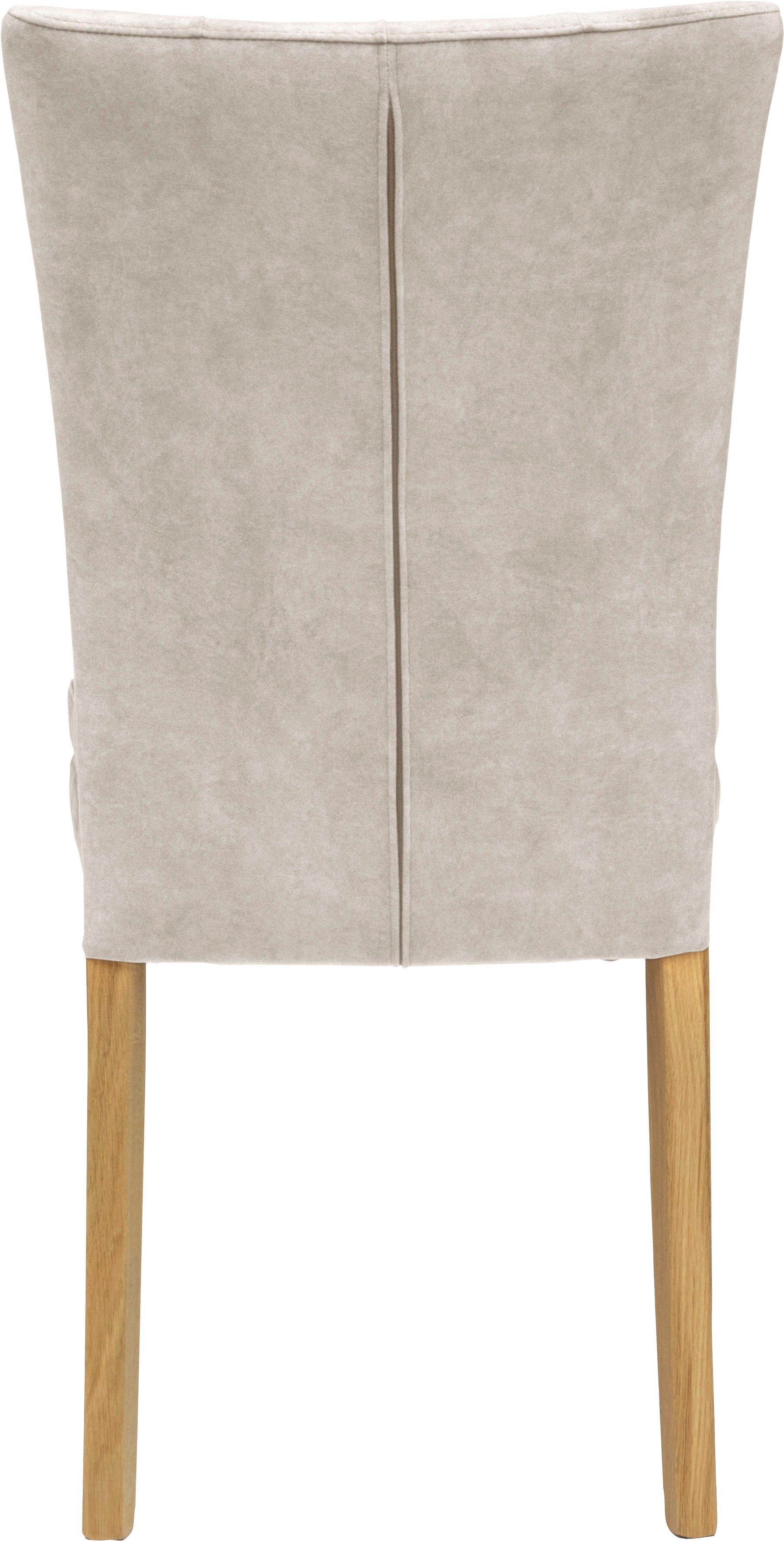 Home affaire Eetkamerstoel Colorado BESTSELLER Polsterstoel Poten in eiken of noten. In set van 2, 4 of 6