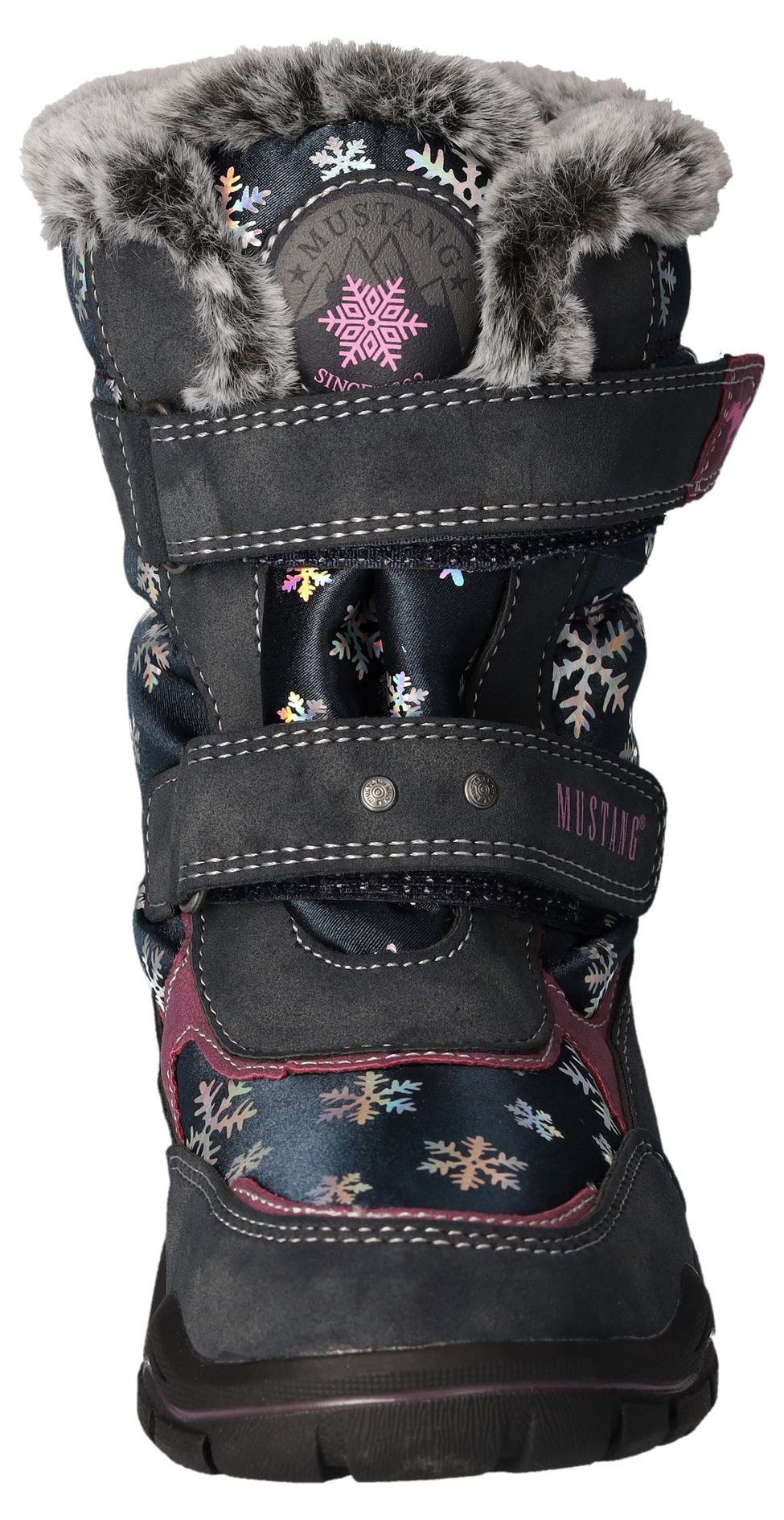 Mustang Shoes Winterlaarzen winterlaarzen, klittenbandschoenen in comfortabele breedte