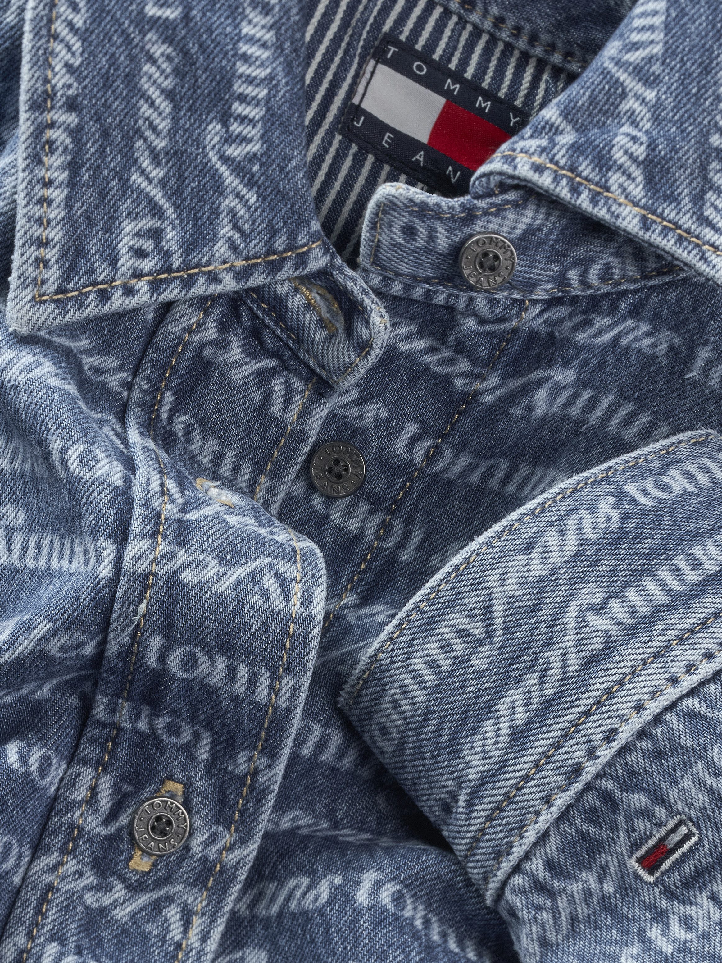 TOMMY JEANS Jurk met overhemdkraag RELAXED SHIRT DRESS AI6056 EXT