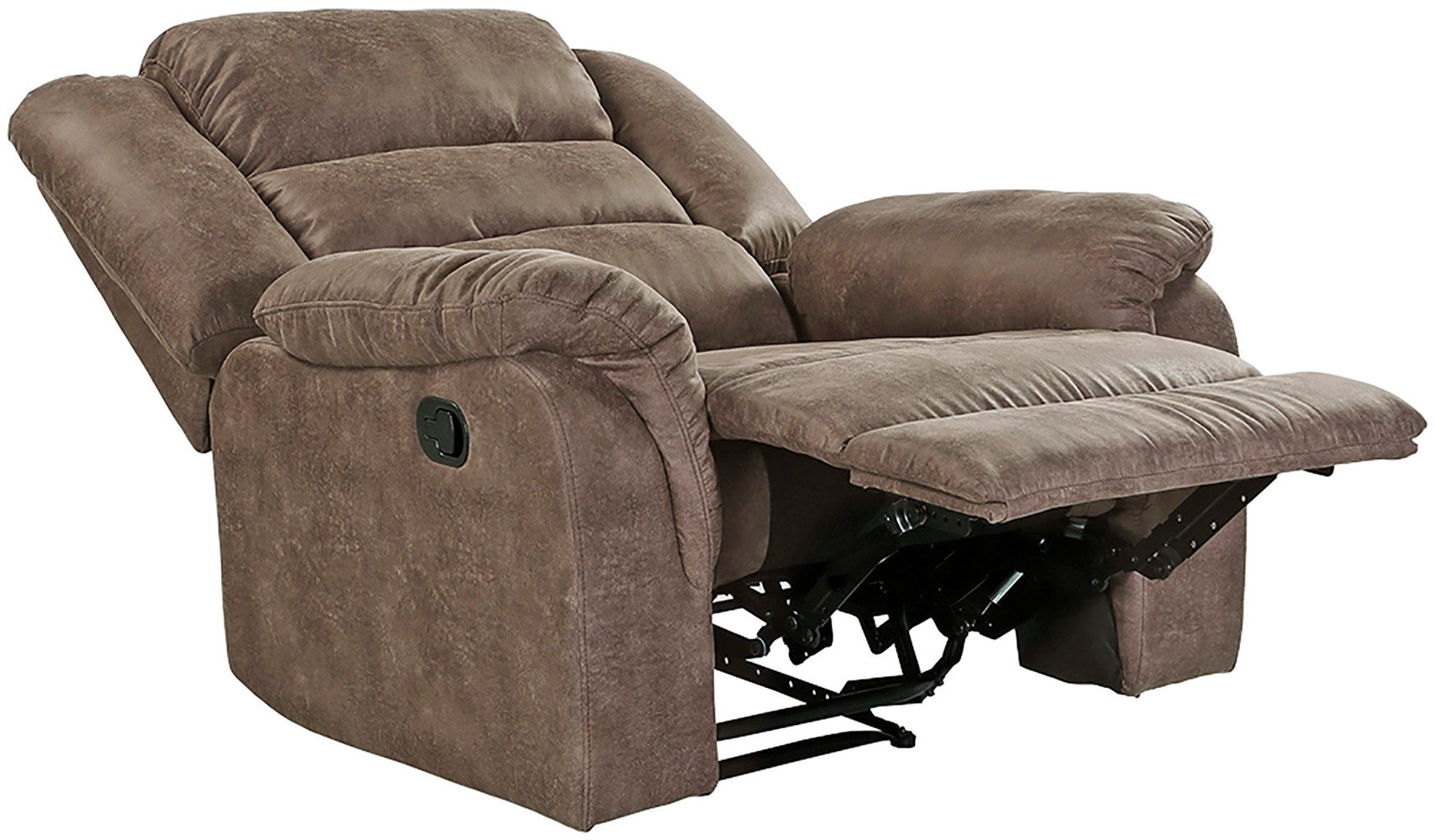Jockenhöfer Gruppe Fauteuil Cleveland met ligfunctie door halfautomatische relaxfunctie, vering