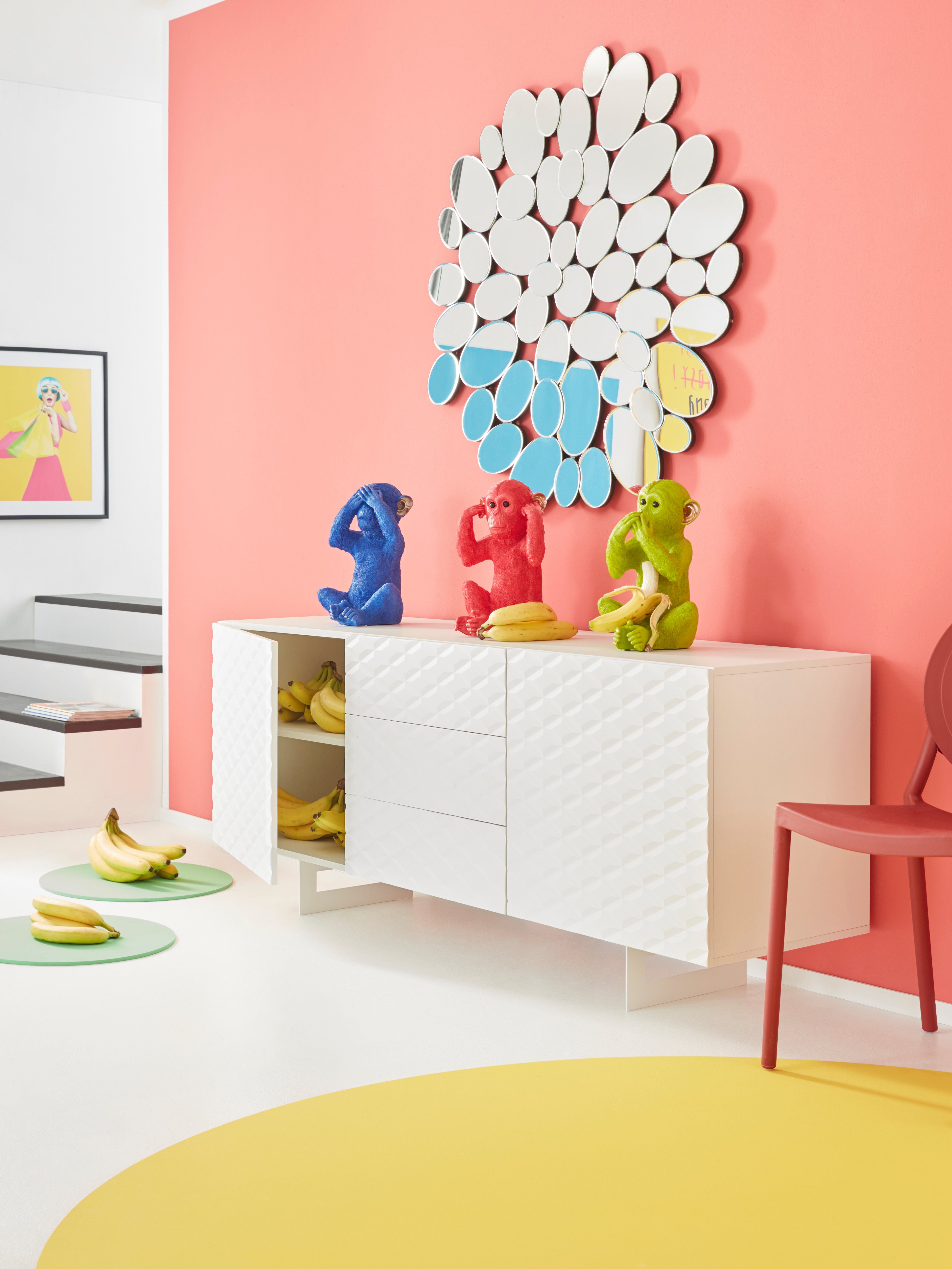 queence Wanddecoratie Vrouw HD premium posterdruk incl. houten lijst