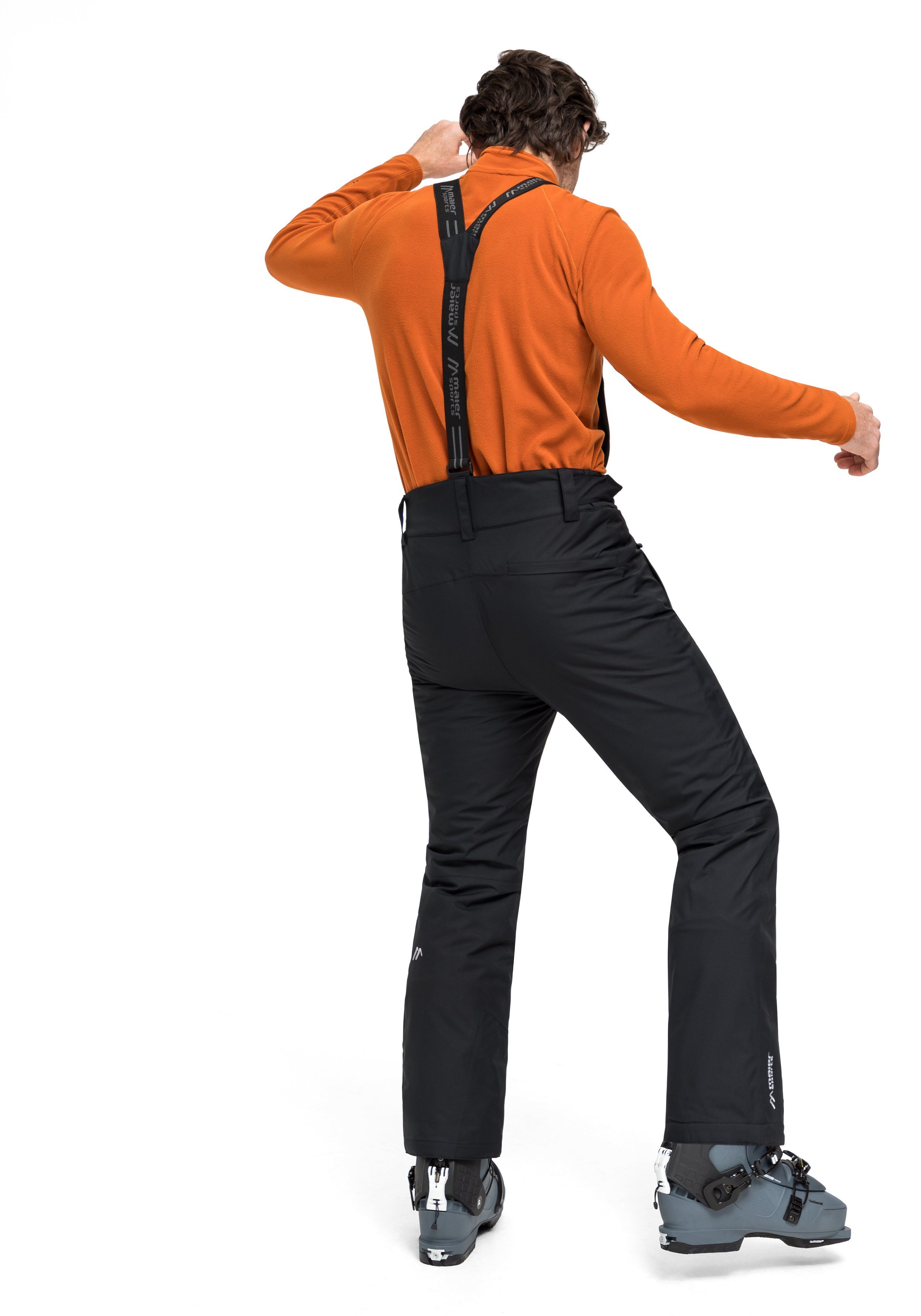 Maier Sports Skibroek Corban T Heren sneeuwbroek met bretels, wind/waterdicht, regular fit