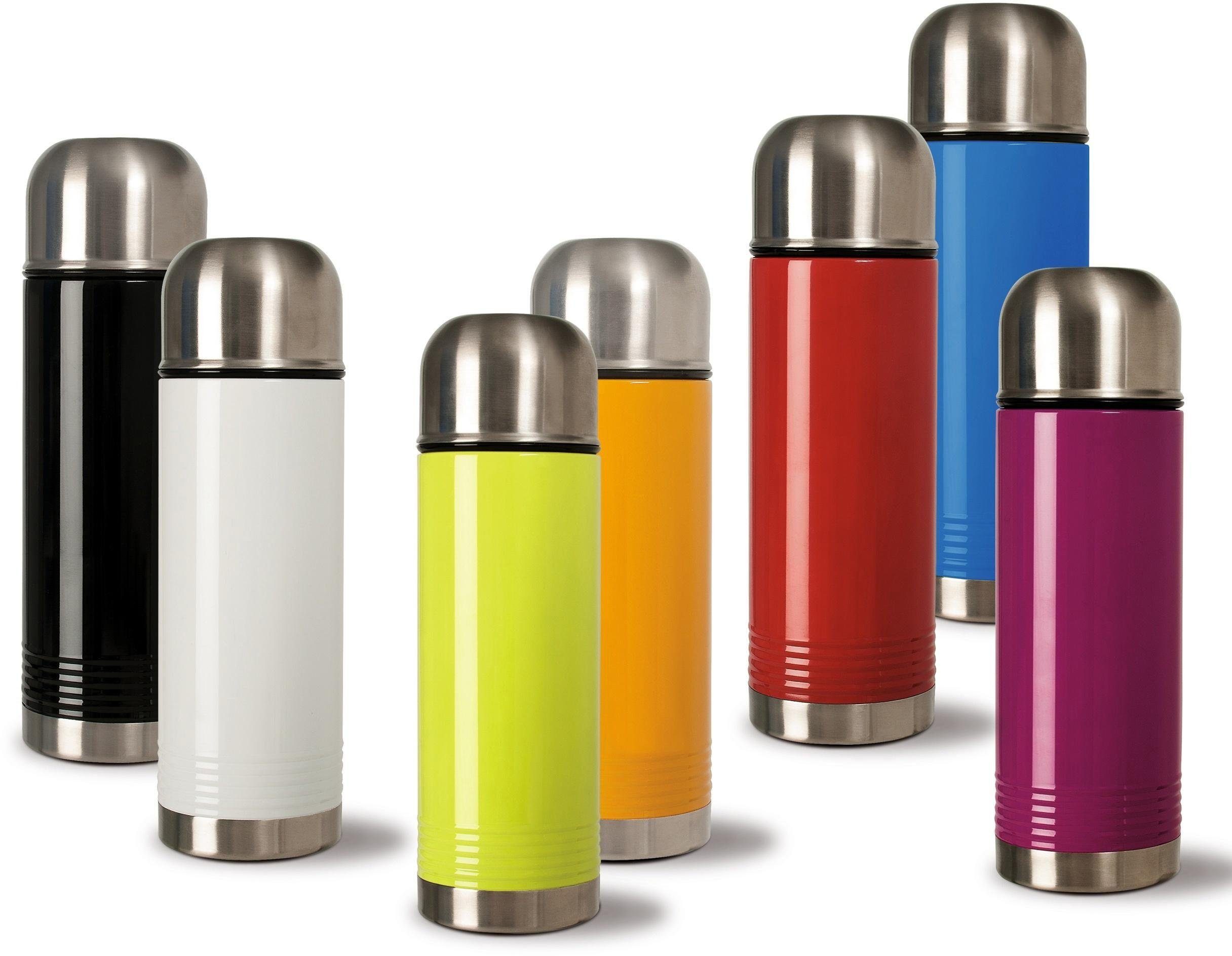 Emsa Thermofles Senator Class 1,0 l, roestvrij staal/siliconen manchet, 100% lekvrij