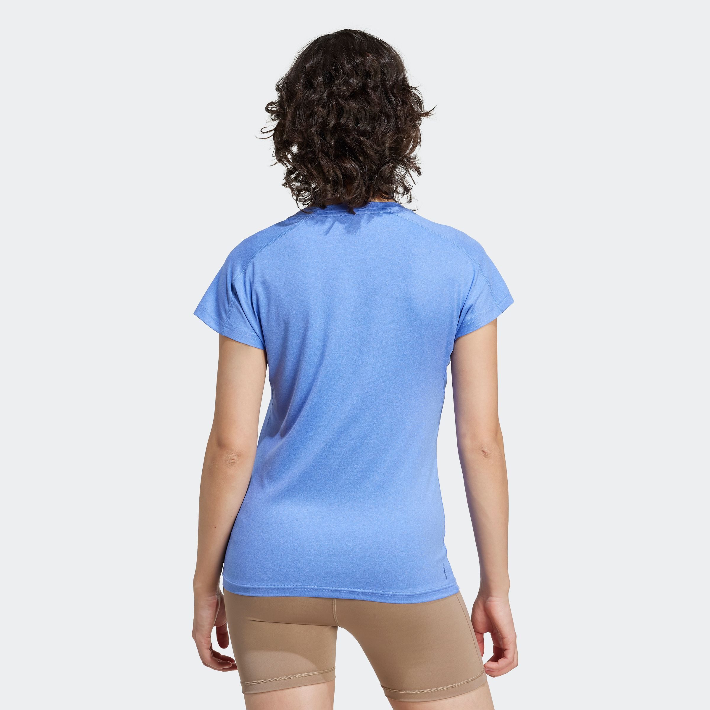 adidas Performance T-shirt TR-ES MIN T Trainingsshirt, vochtabsorberend met V-hals