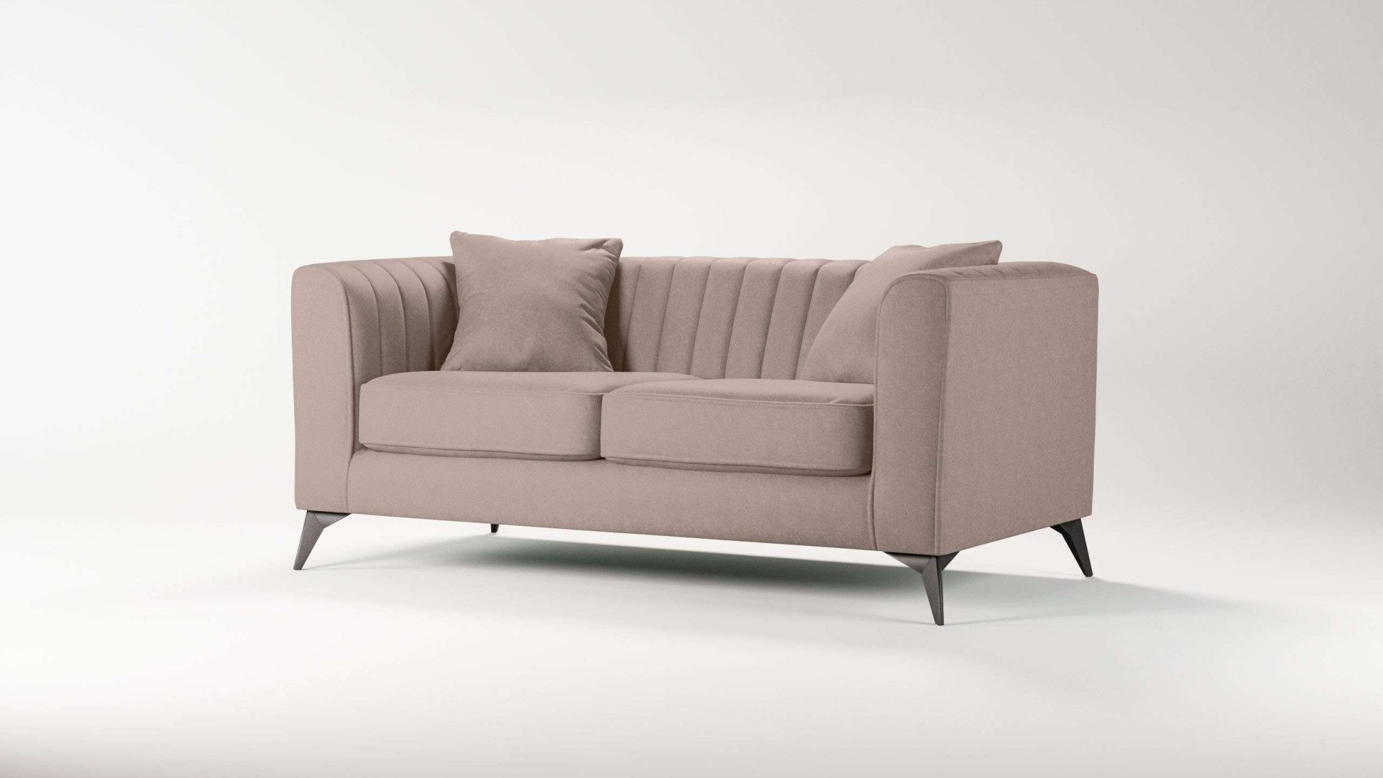 Places of Style 2-zitsbank MATTHEW elegant designsofa, afmetingen B/D/H: 170/86/74 cm