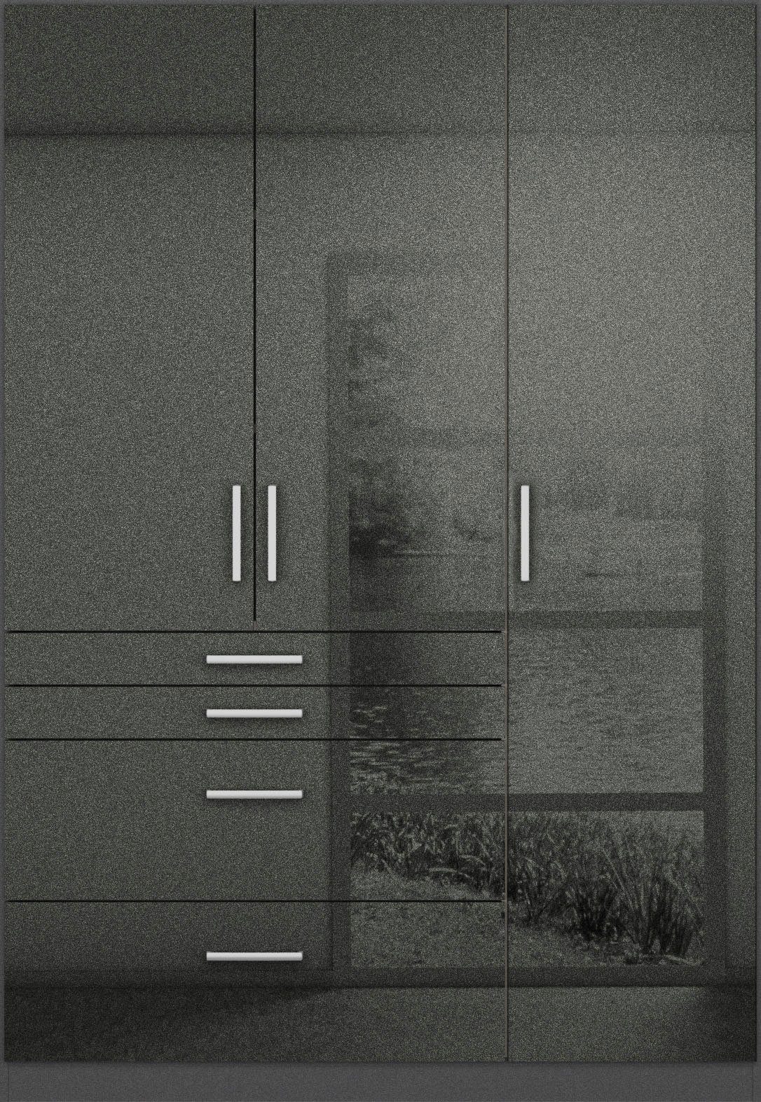 rauch Draaideurkast Kledingkast kast garderobe garderobekast topseller HOMBURG met veel opbergruimte, bovenste lade met indeling made in germany