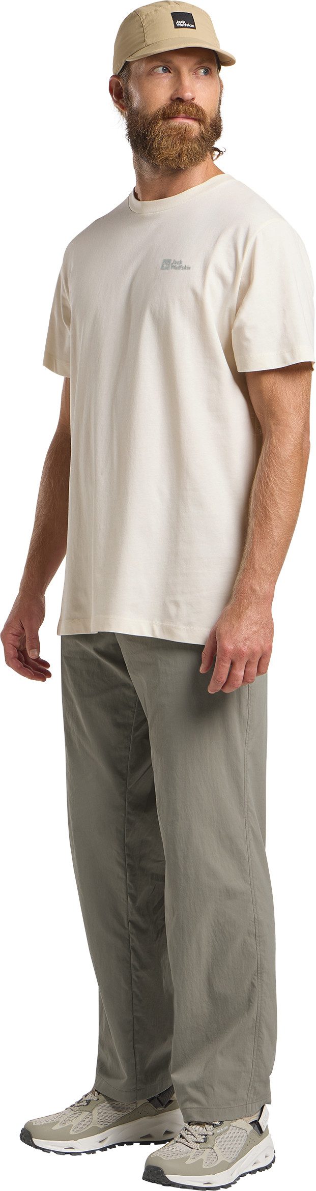 Jack Wolfskin T-shirt ESSENTIAL T M zacht, klassiek t-shirt van ademende bio-katoen