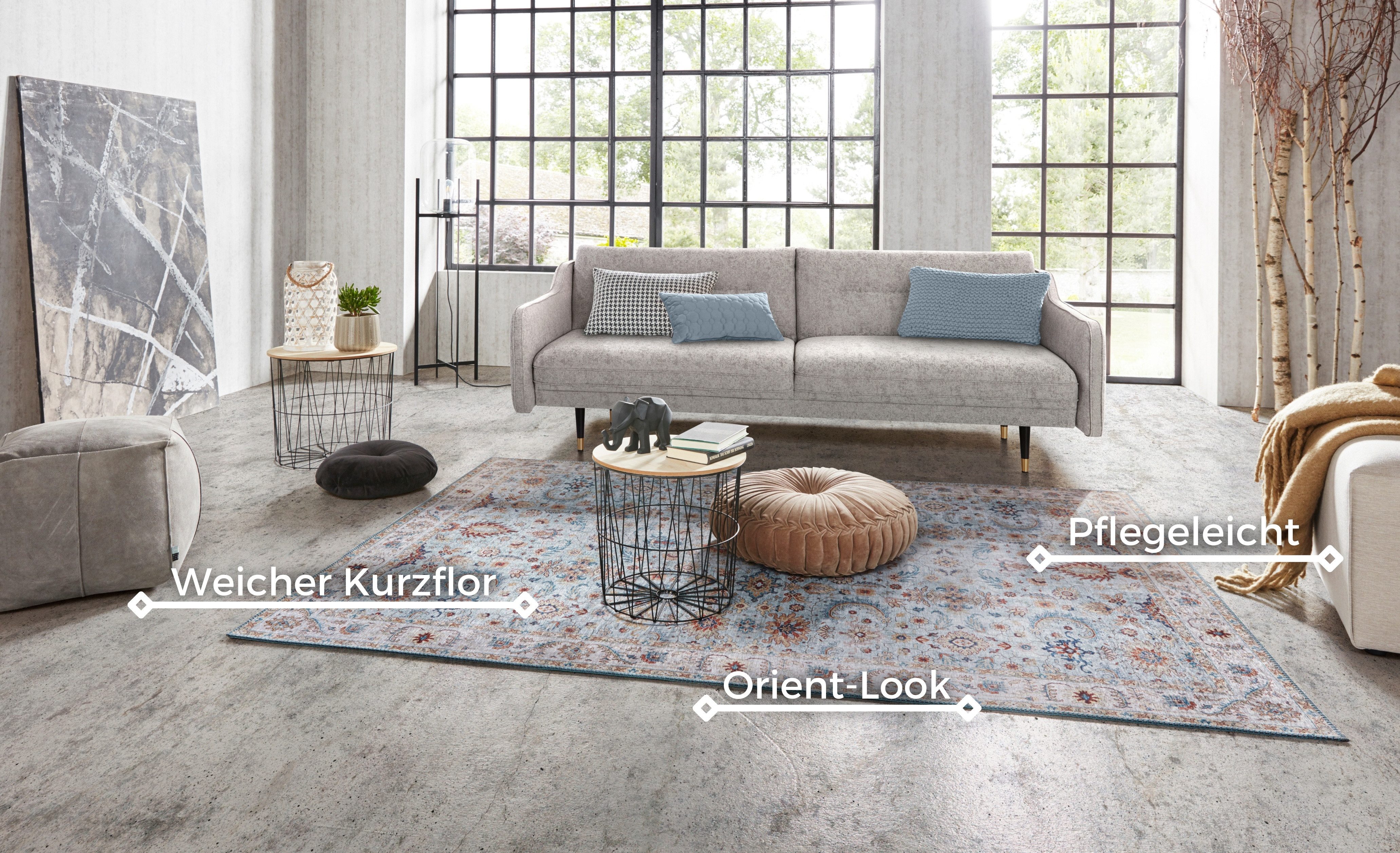 NORTHRUGS Vloerkleed Vivana Oosters, loper, vintage, woonkamer, slaapkamer, eetkamer