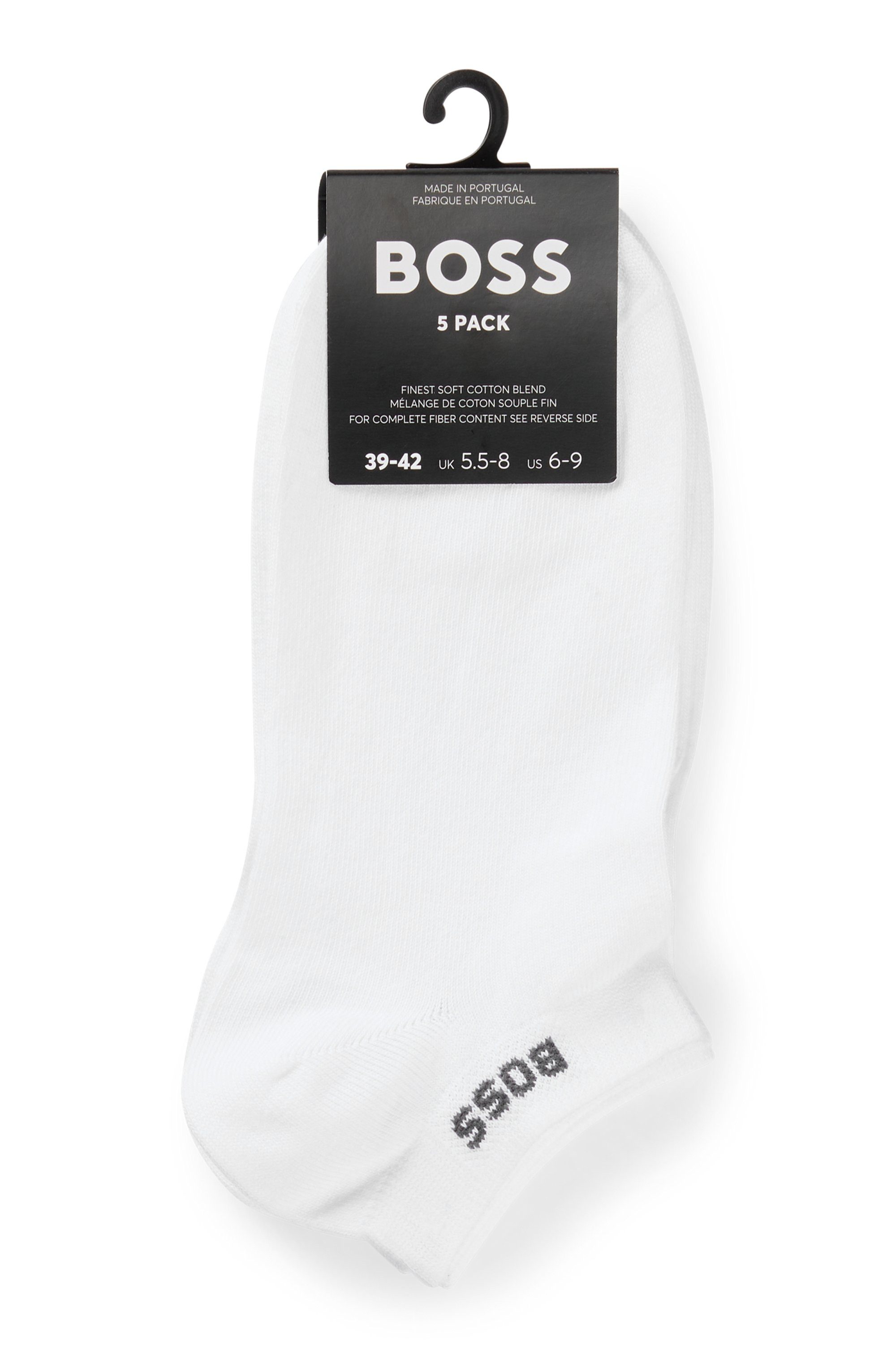 BOSS Sneakersokken 5P AS Logo CC W met boss logo-opdruk (set, 5 paar, 5er)