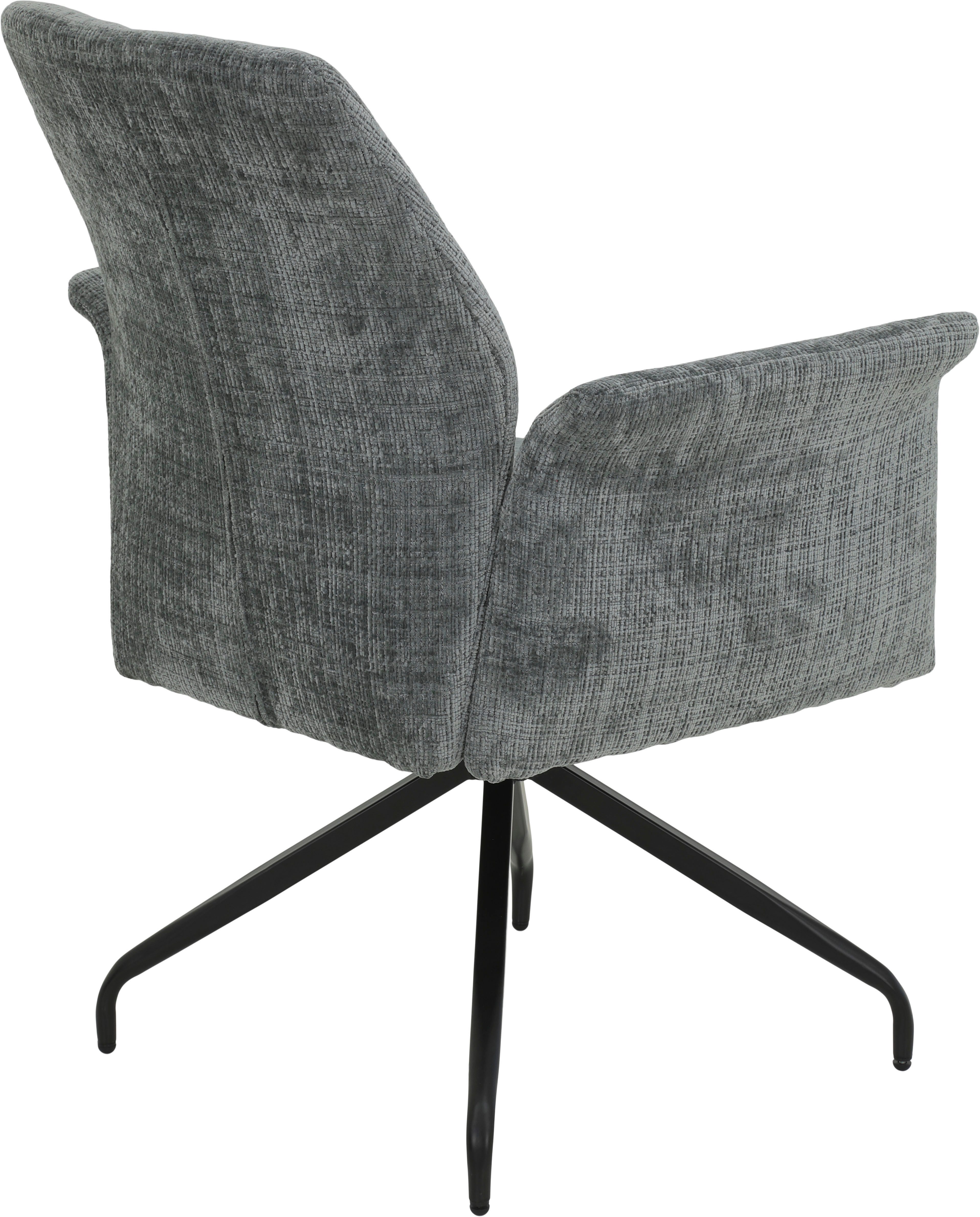 HELA Eetkamerstoel Viktoria Comfortstoel met veren, 360 graden draaibaar, armleuningstoel (set, 4 stuks)
