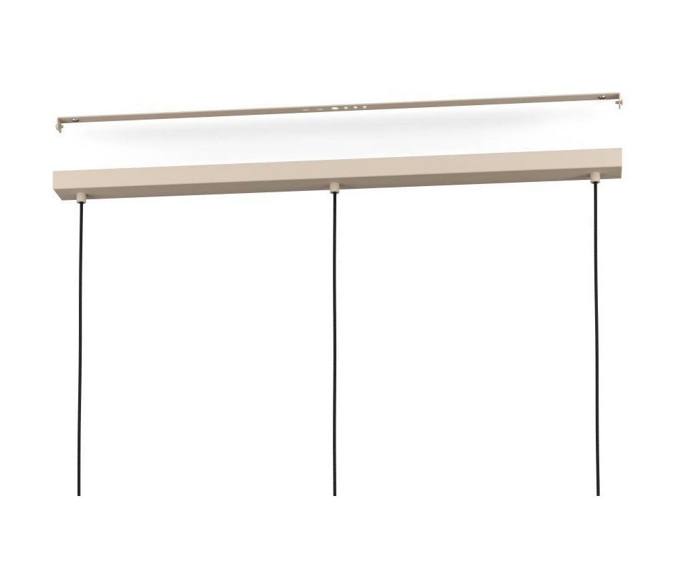 EGLO Hanglamp VALDIOLA Plafondlamp, metaal in zandkleur en geborsteld messing, E27 fitting (1 stuk)
