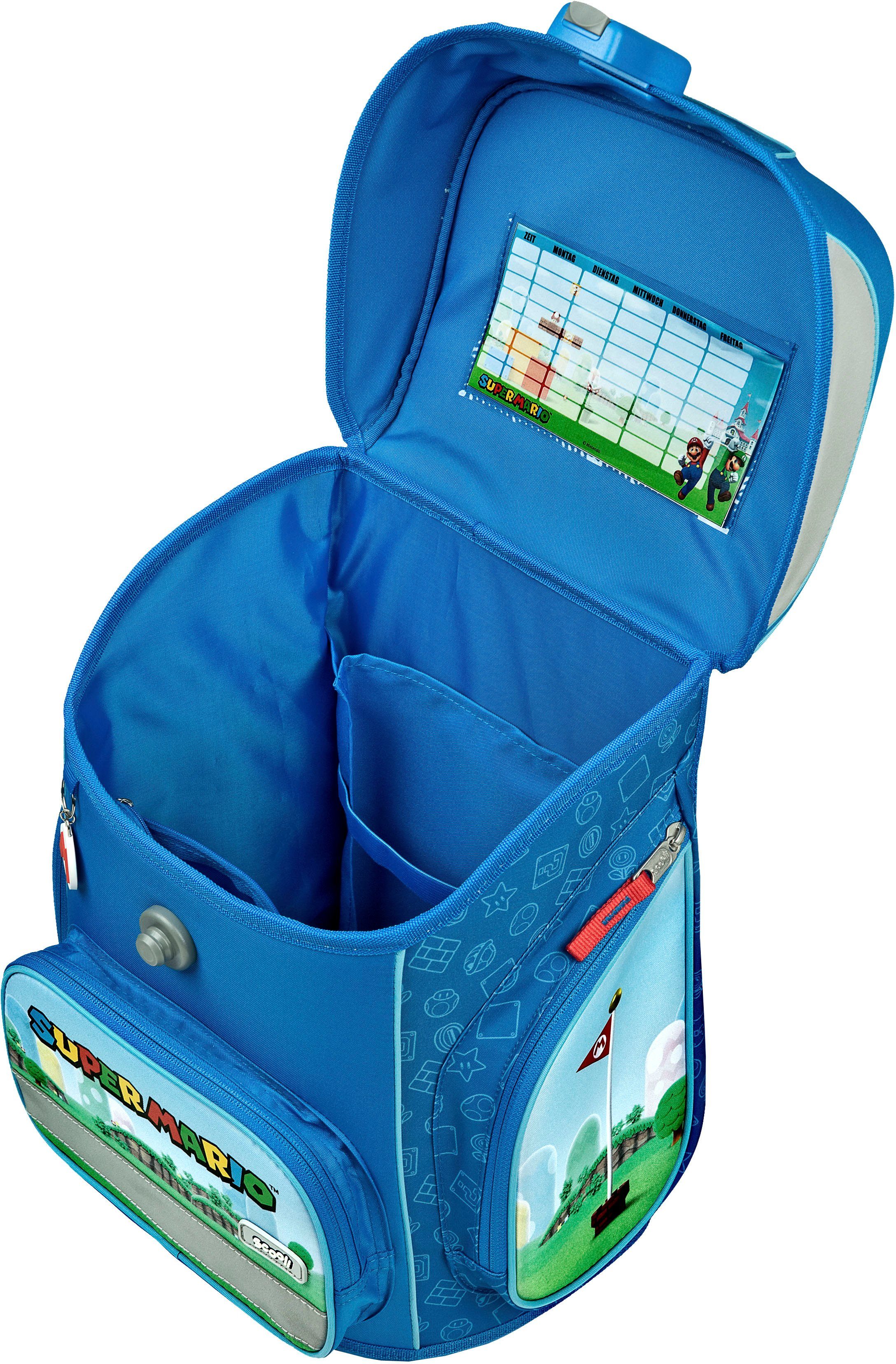 Scooli Schooltas EasyFit, Super Mario (set, 5-delig)