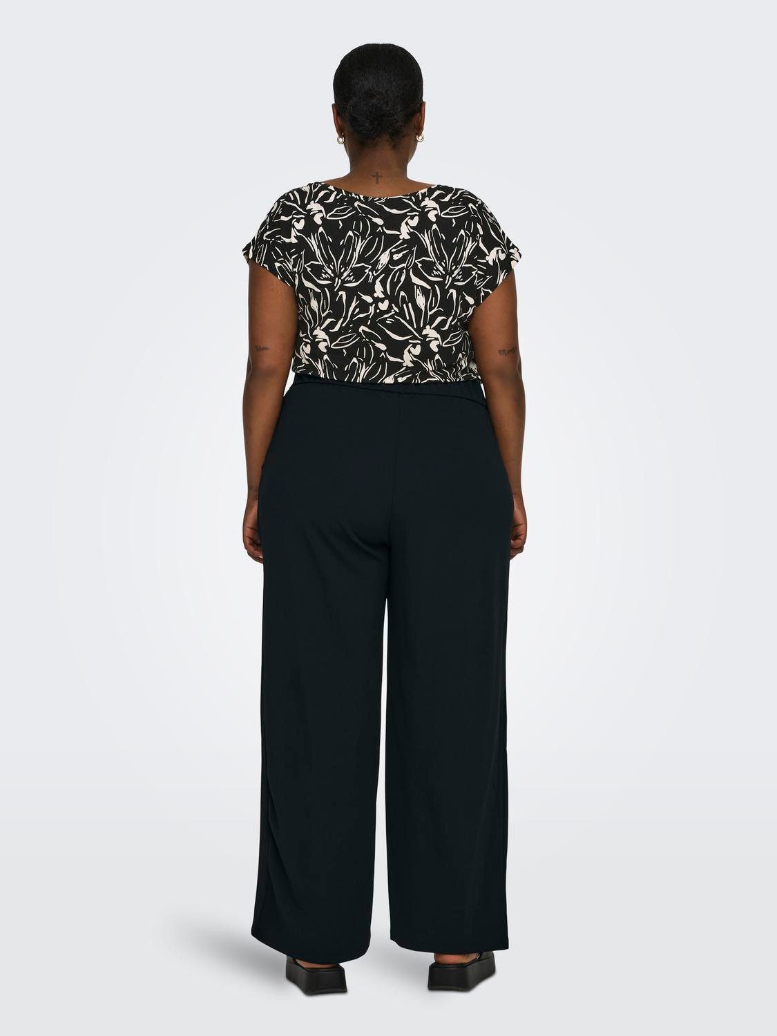 ONLY CARMAKOMA Jerseybroek CARSANIA BUTTON PANT JRS PNT NOOS