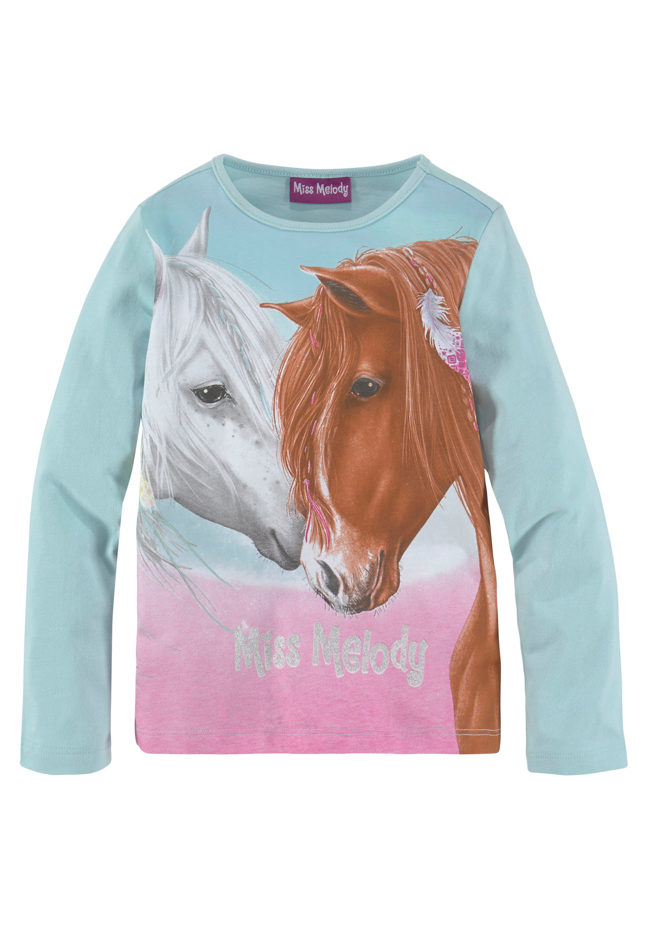 Miss Melody Shirt met lange mouwen voor paardenfans