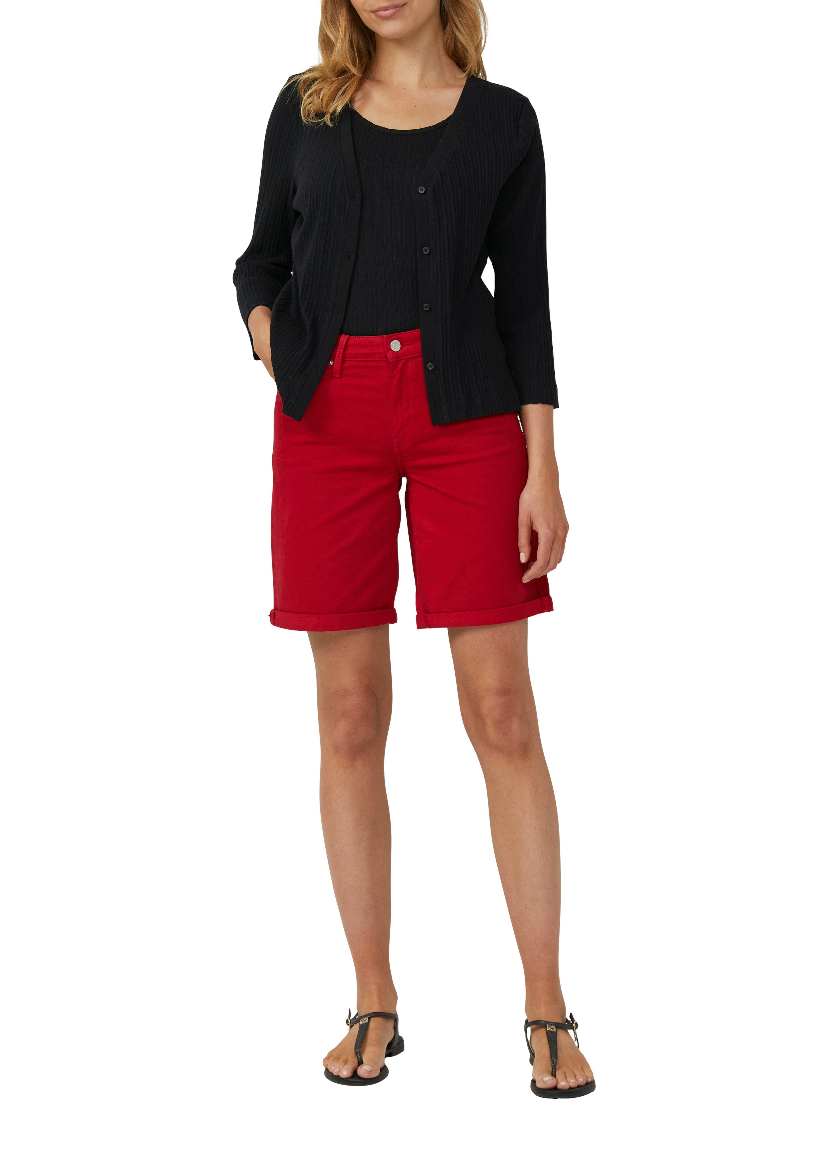 s.Oliver Gebreide top in rib-look
