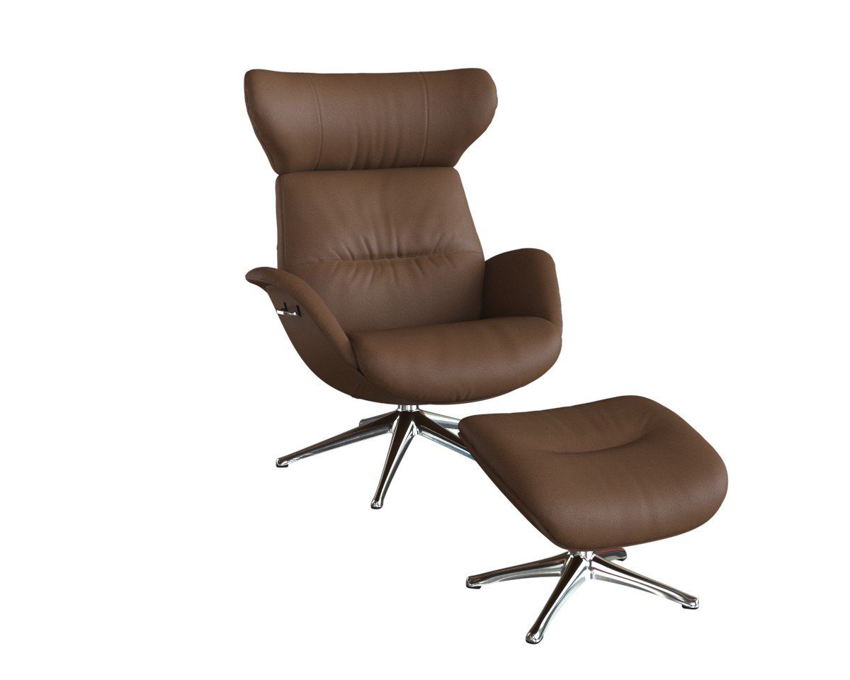 FLEXLUX Relaxfauteuil More, functionele stoel, gestoffeerde stoel, armleunstoel, TV-fauteuil Premium comfort, rug- en hoofdeindeverstelling,