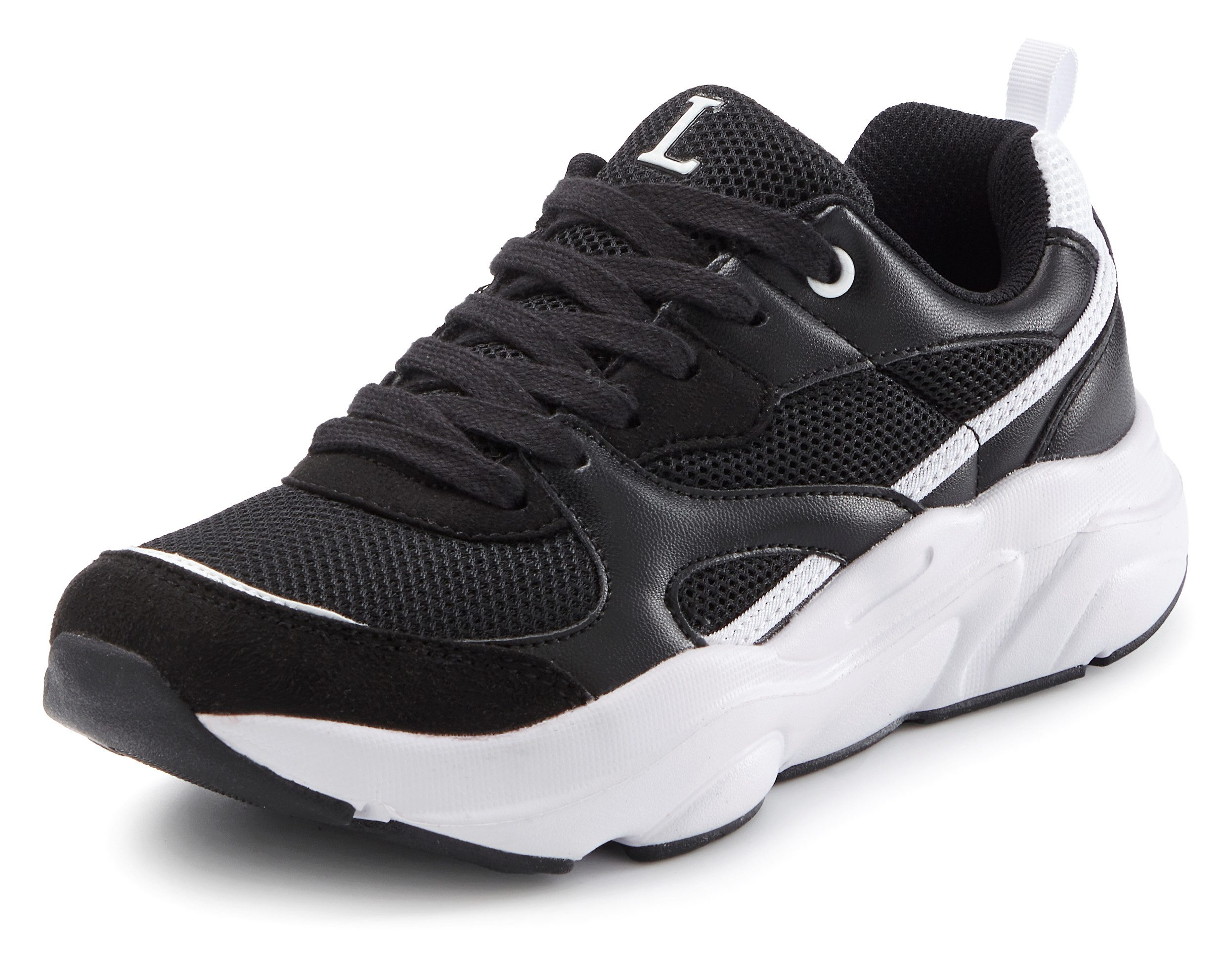 Lascana Sneakers met ultralichte chunky-zool, veterschoen, vrijetijdsschoen