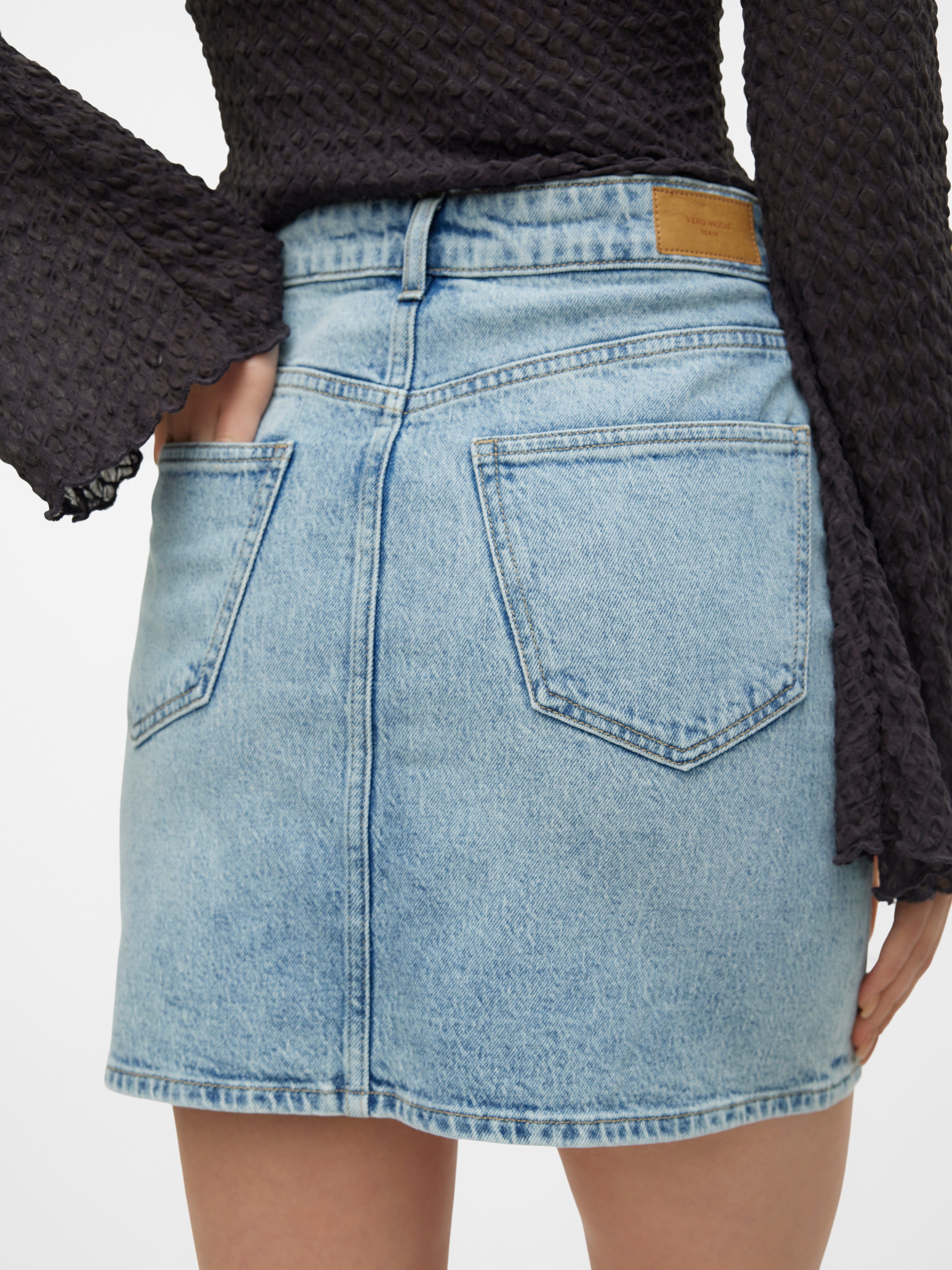 Vero Moda Jeans rok VMTESSA HR SHORT DNM SKIRT MIX GA NOOS