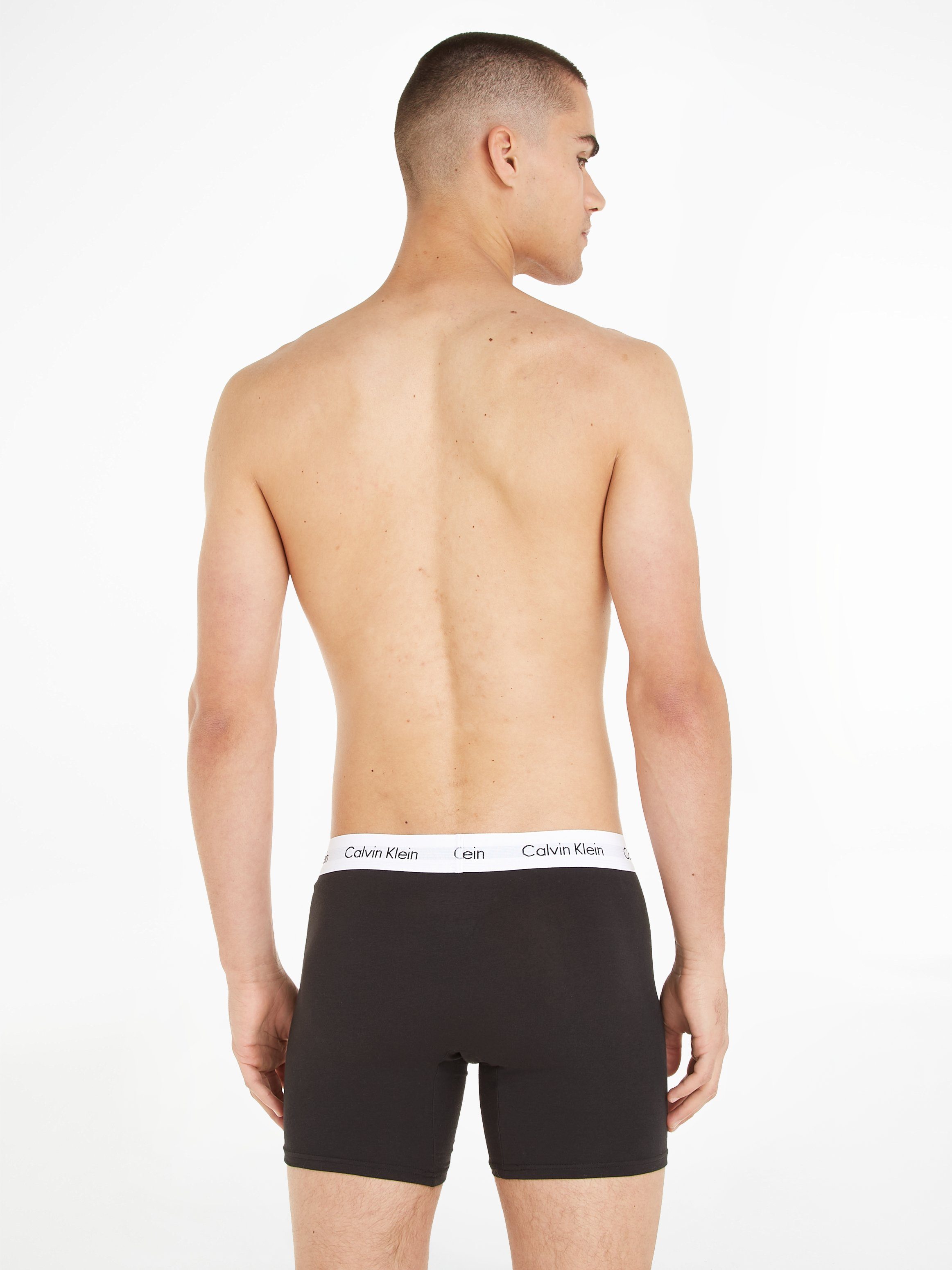 Calvin Klein Boxershort CK lange boxer met langere pijpen (set, 3 stuks)