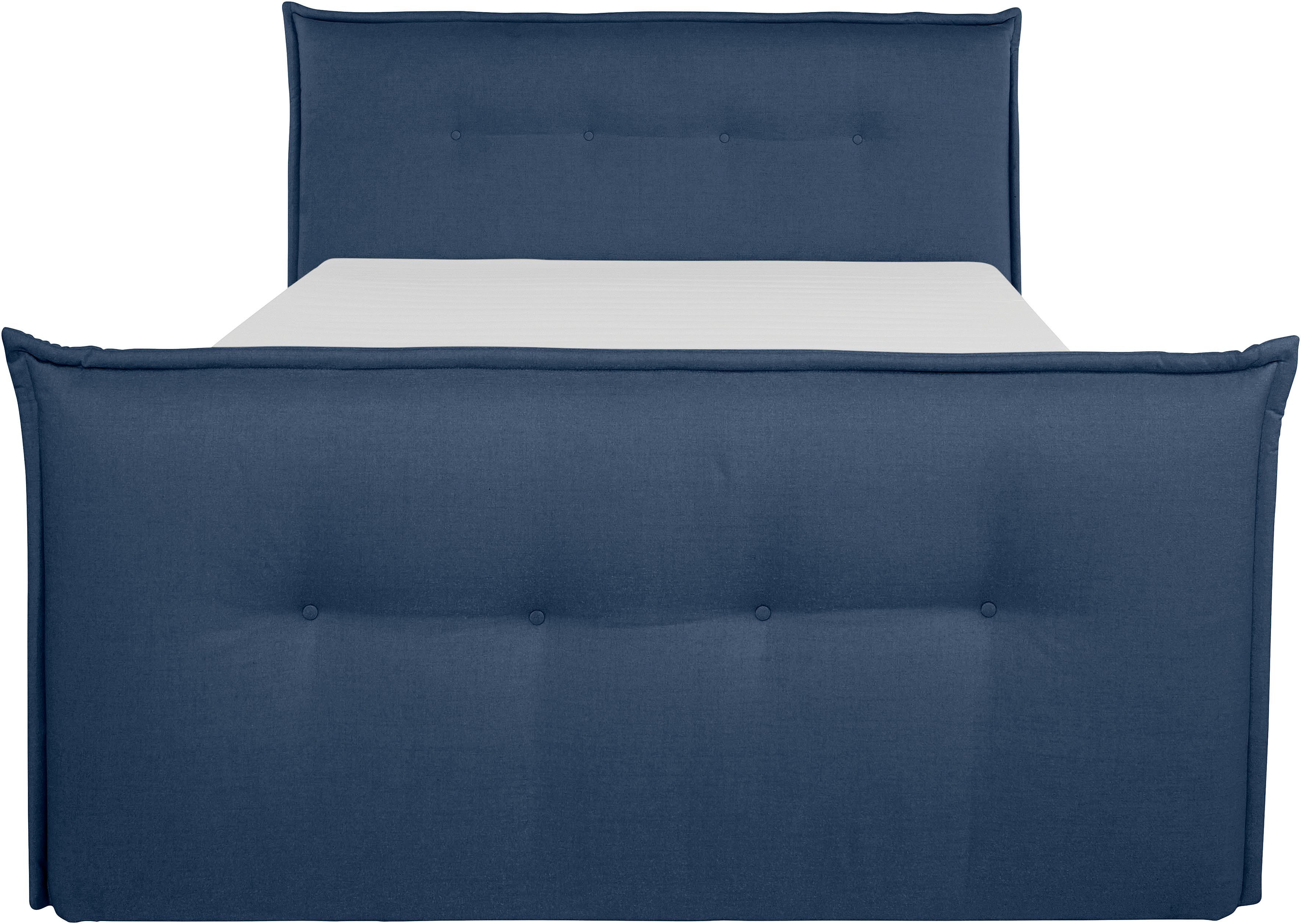 andas Boxspring Lichtgewicht inclusief voetbord, bedkist & topmatras, in 4 breedten en 2 hardheden