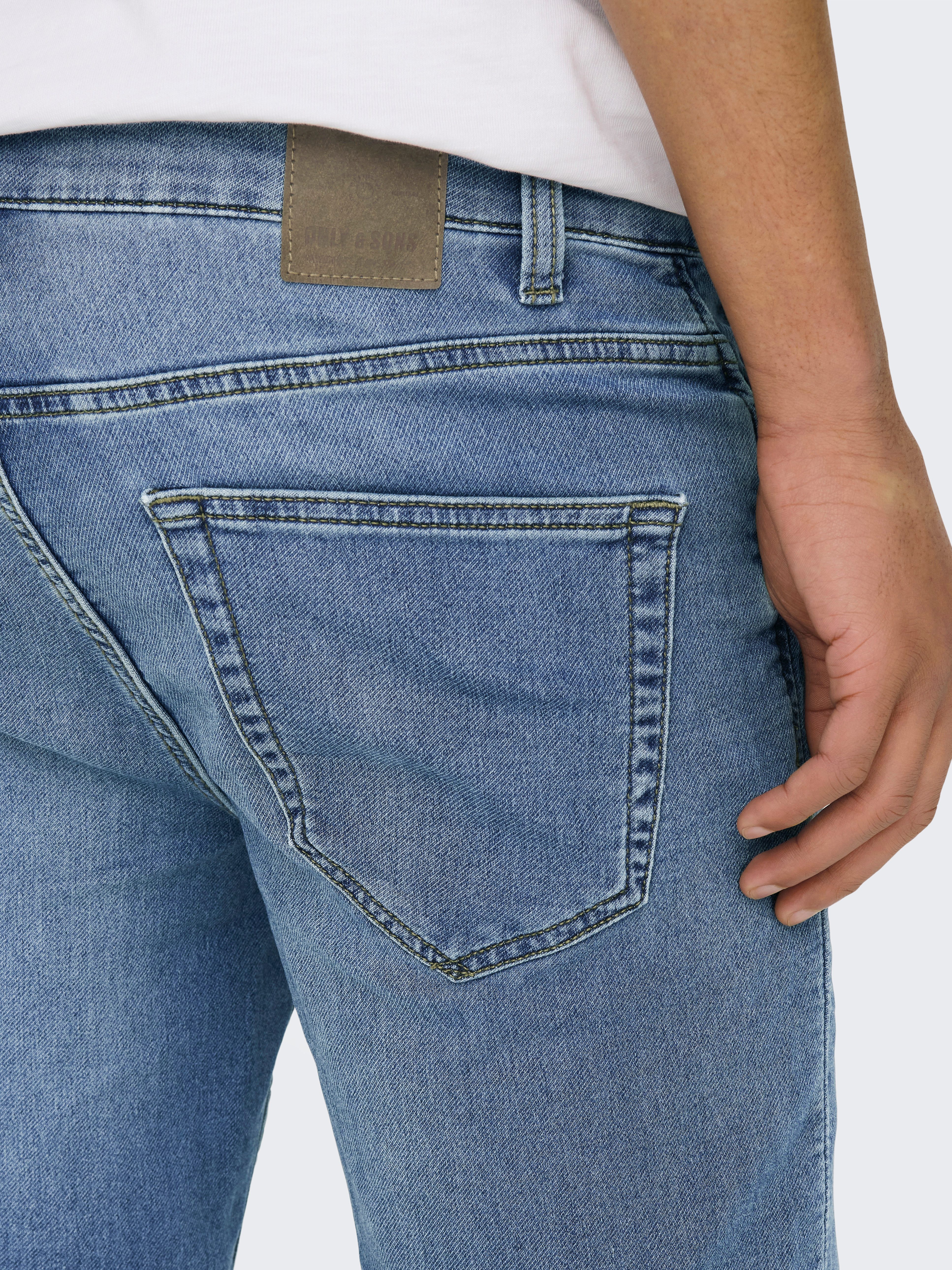 ONLY & SONS Jeansshort ONSPLY LIGHT BLUE 5189 SHORTS DNM NOOS