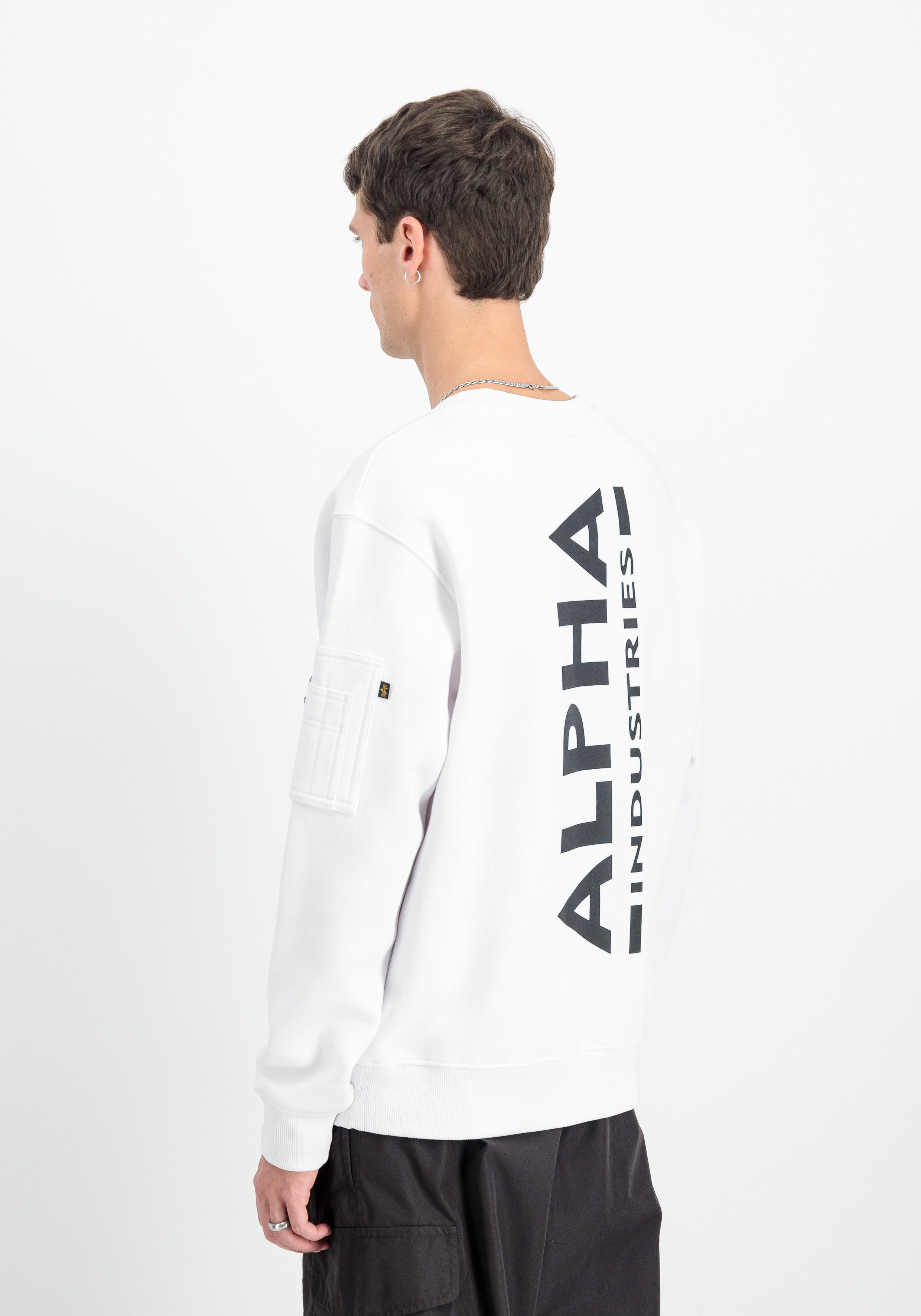 Alpha Industries Sweatshirt Back Print Crewneck