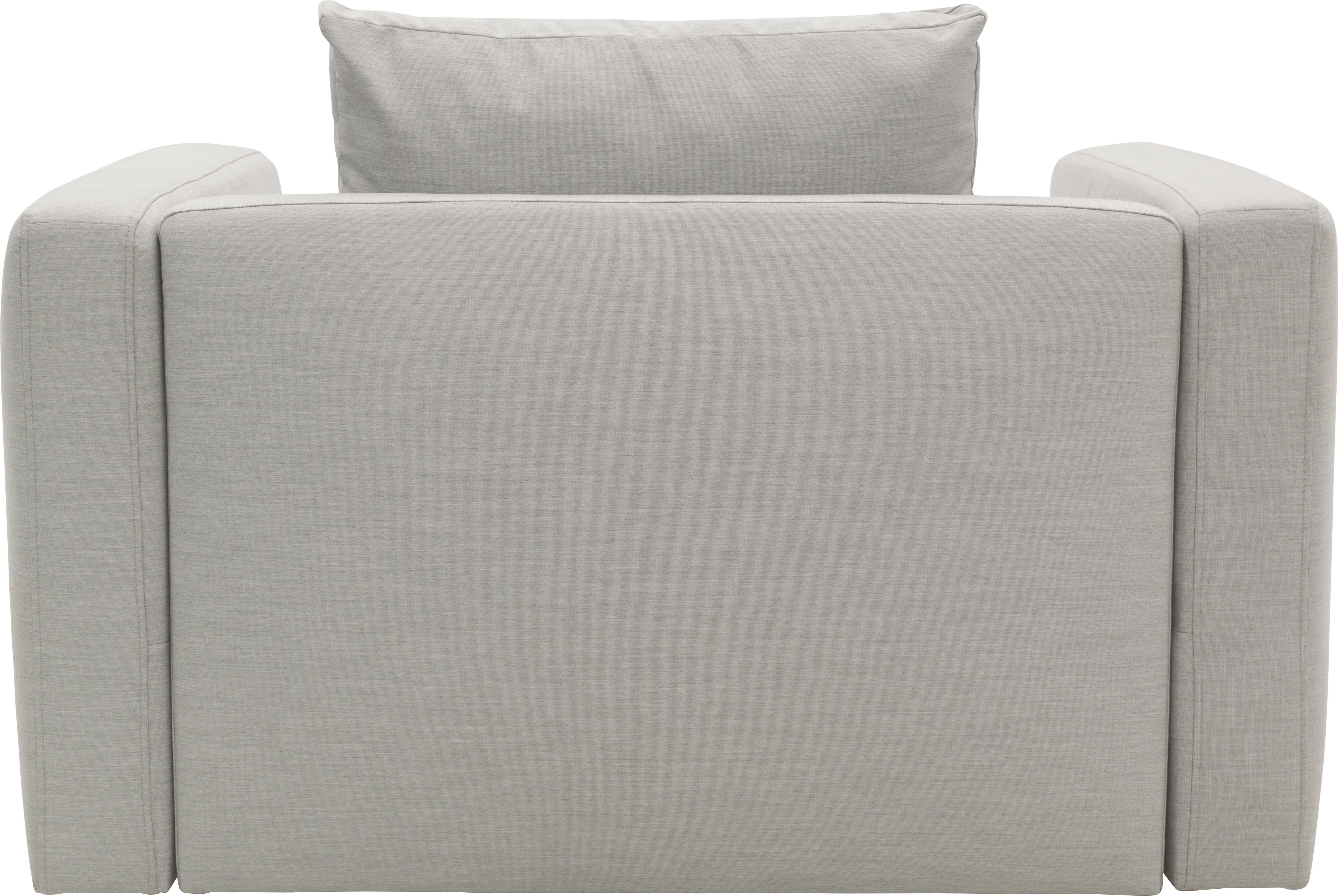 DOMO collection Fauteuil Solskin, individueel uitbreidbaar, voor tuin, terras, balkon Mooi gevormd met losse zit- en rugkussen, speciaal voor buiten
