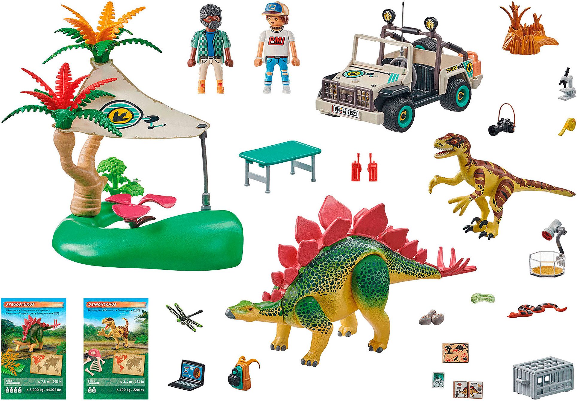 Playmobil® Constructie-speelset Onderzoeks Camp met Dinos (71523), Dinos (93-delig)