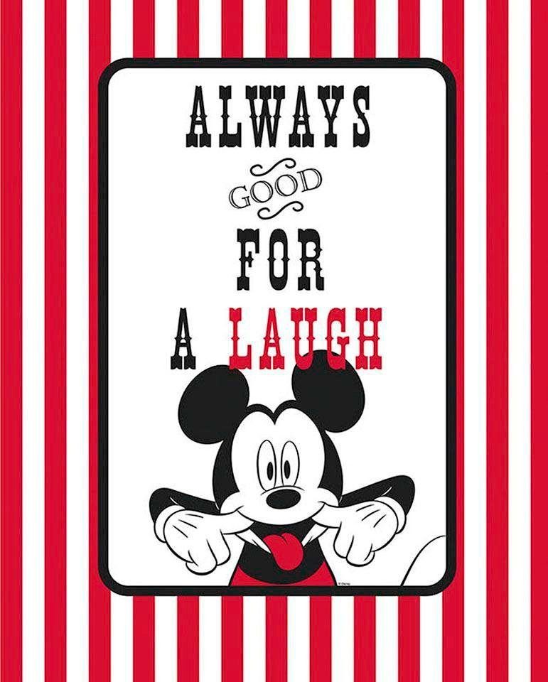 Komar Poster Mickey Mouse Laugh Hoogte: 70 cm