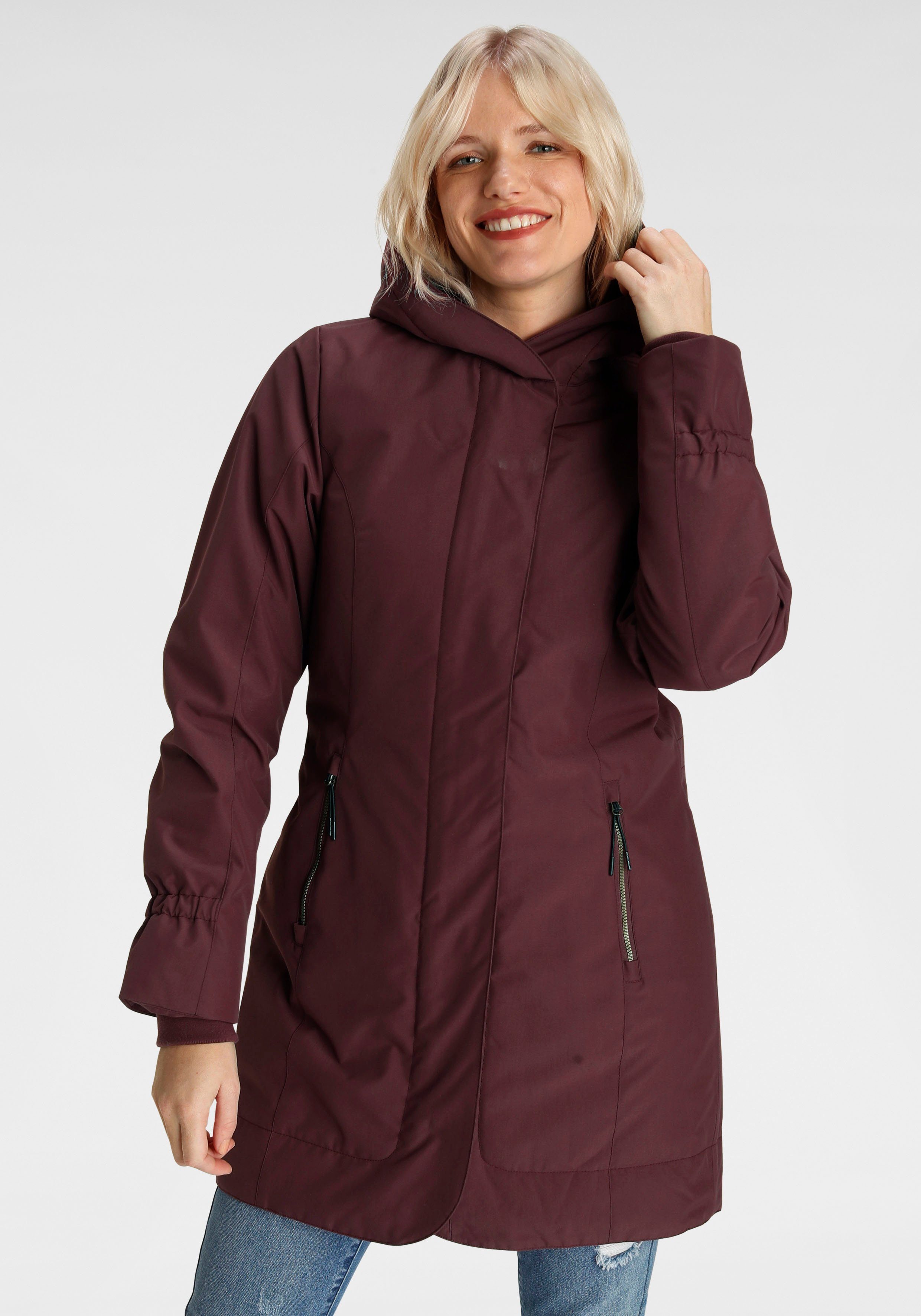 NU 20% KORTING: Polarino Functionele parka met mooi mouwdetail