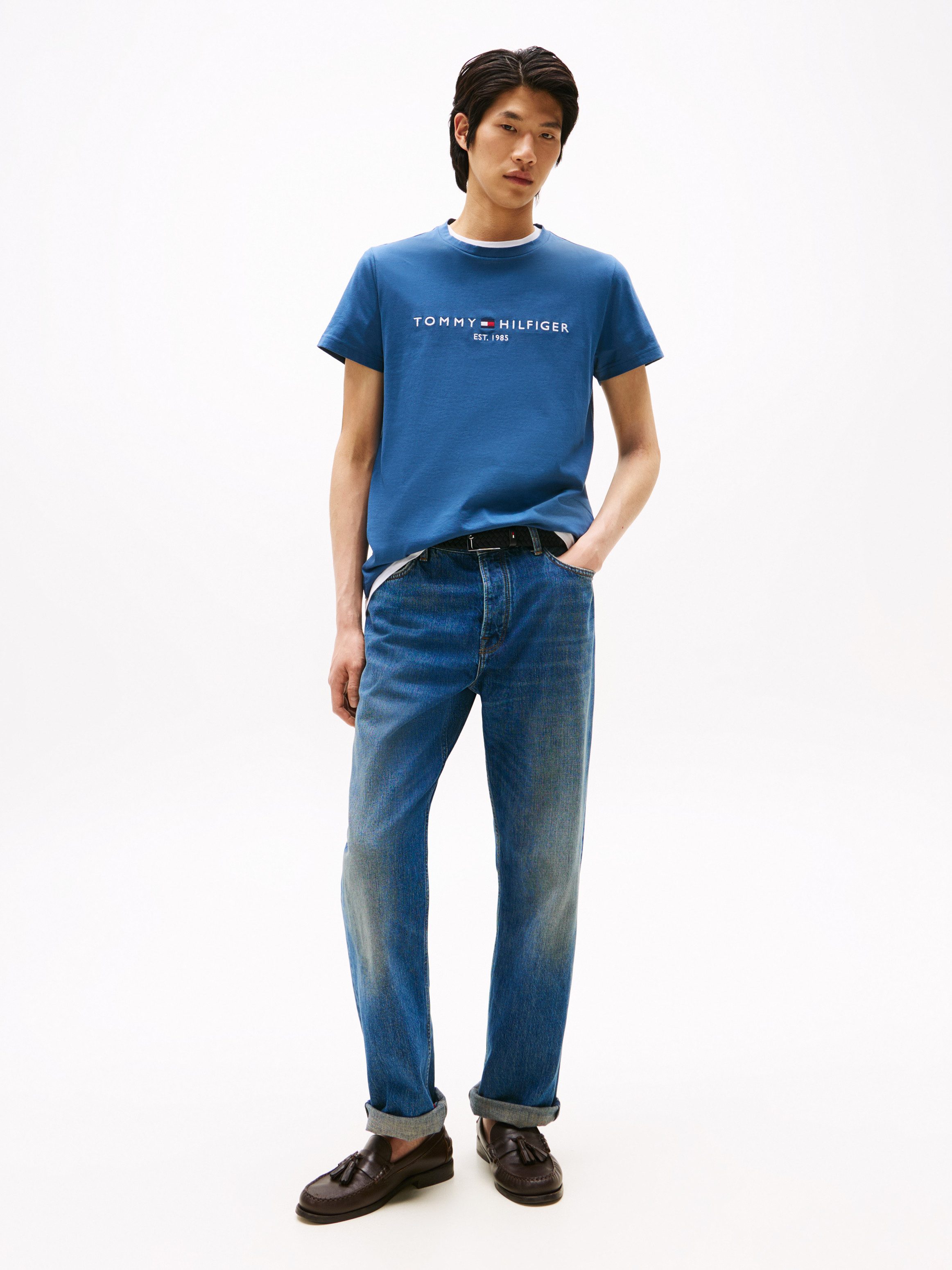 Tommy Hilfiger T-shirt Tommy Logo Tee van duurzaam katoen
